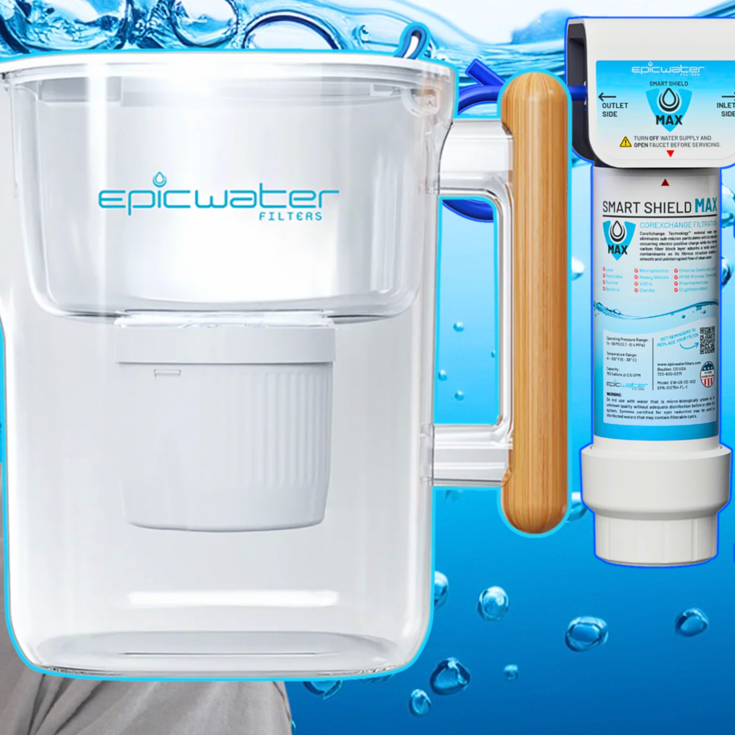 EPIC WATER FILTERS (Review) - Smart Shield Max, Pure & Nano Filters, Pitchers - Under The Sink Setup episode artwork