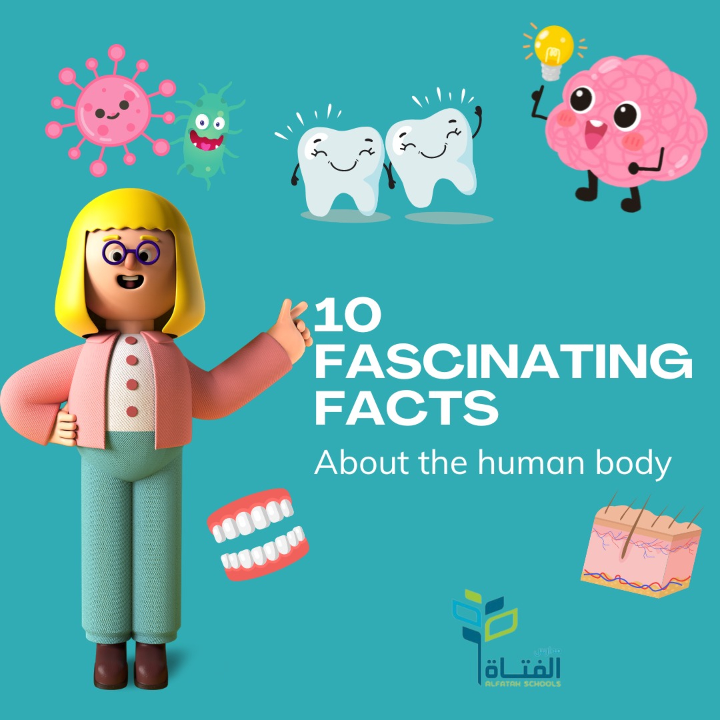 10 Fascinating facts about the human body