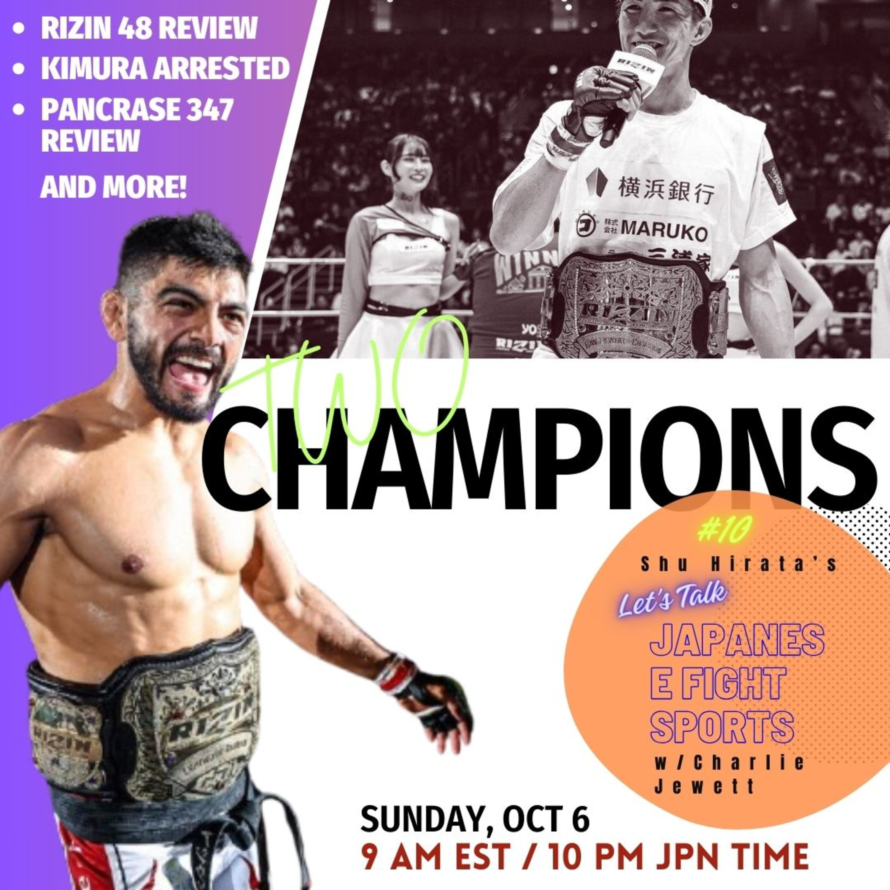 Shu Hirata\'s Let\'s Talk Japanese Fight Sports with Charlie Jewett from Sogo-Kaku.com