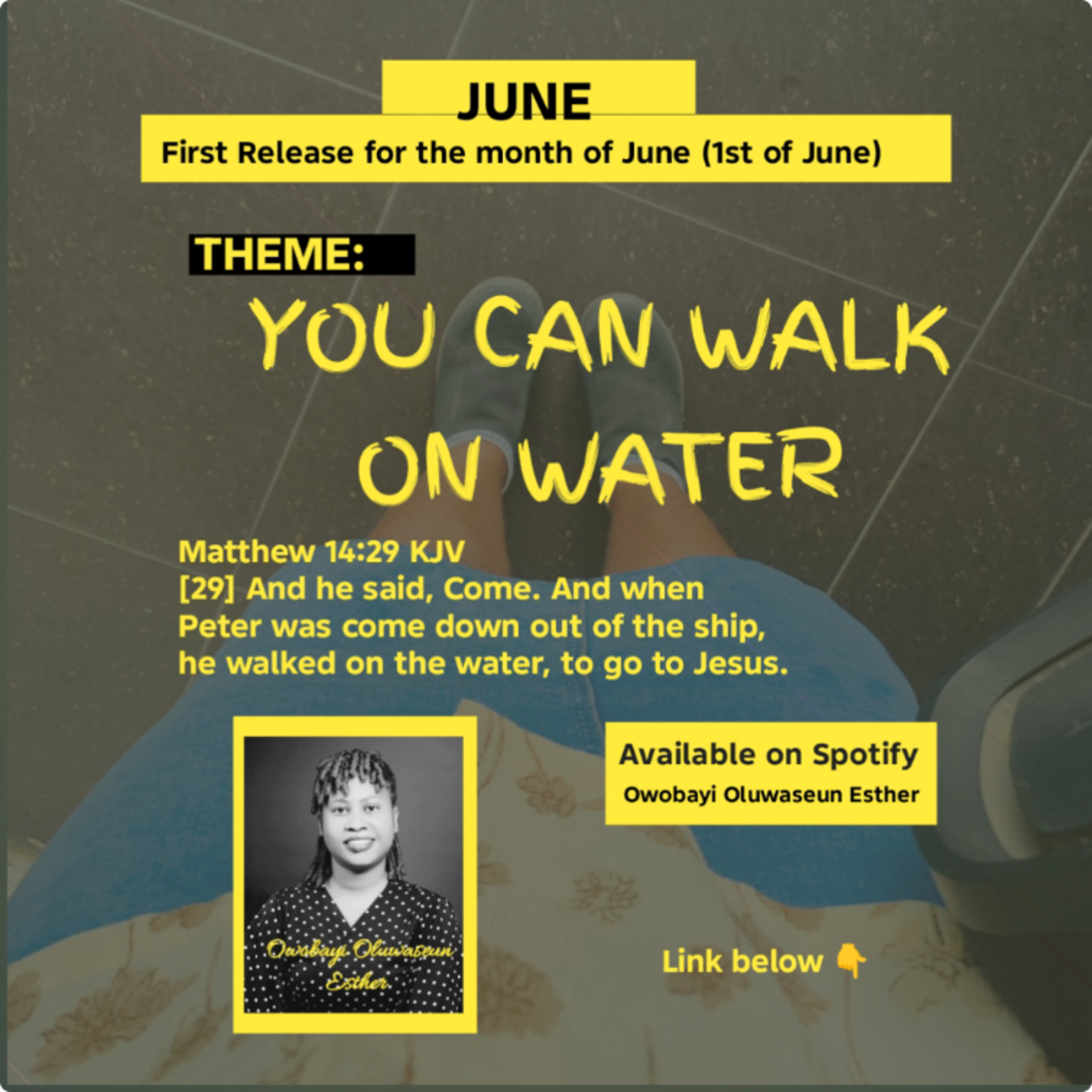 YOU CAN WALK ON WATER episode artwork