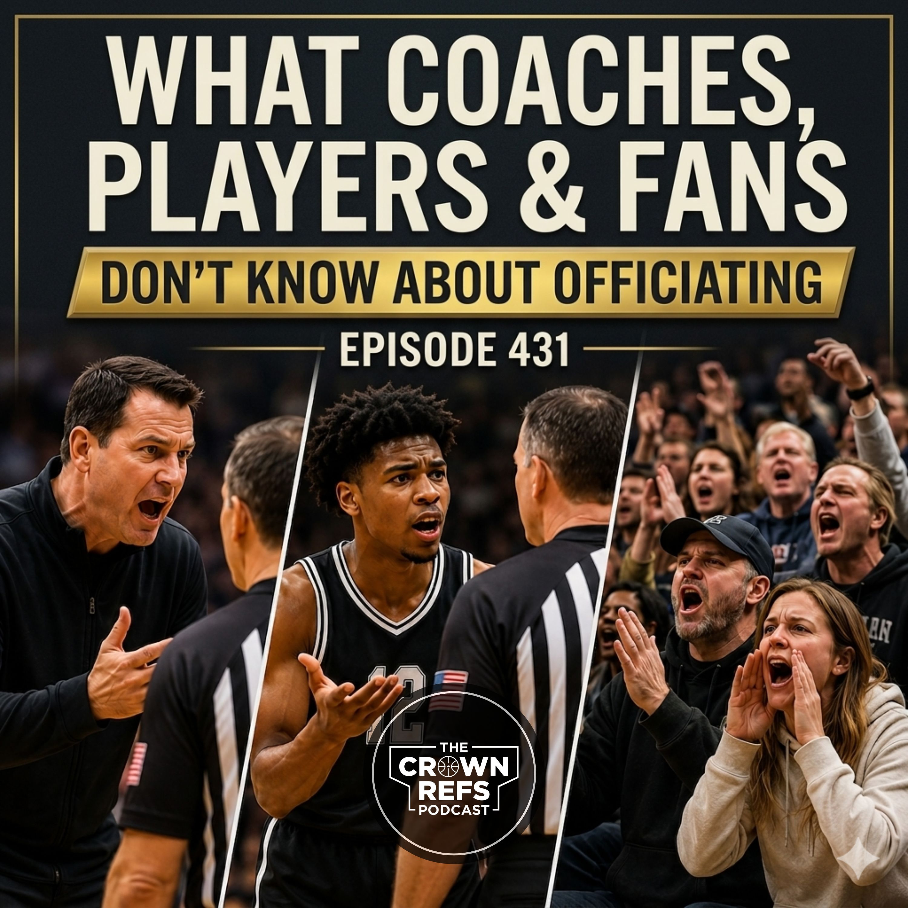 #431 What Coaches, Players, & Fans don't know about Officiating episode artwork