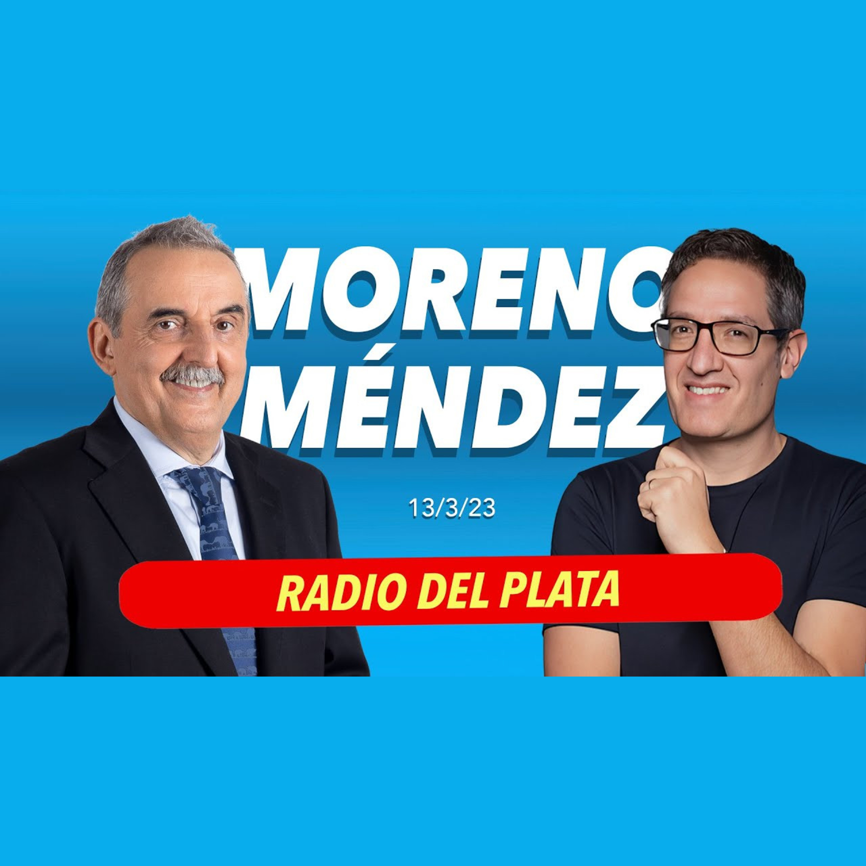 Guillermo Moreno con Tomás Méndez (13/03/23)