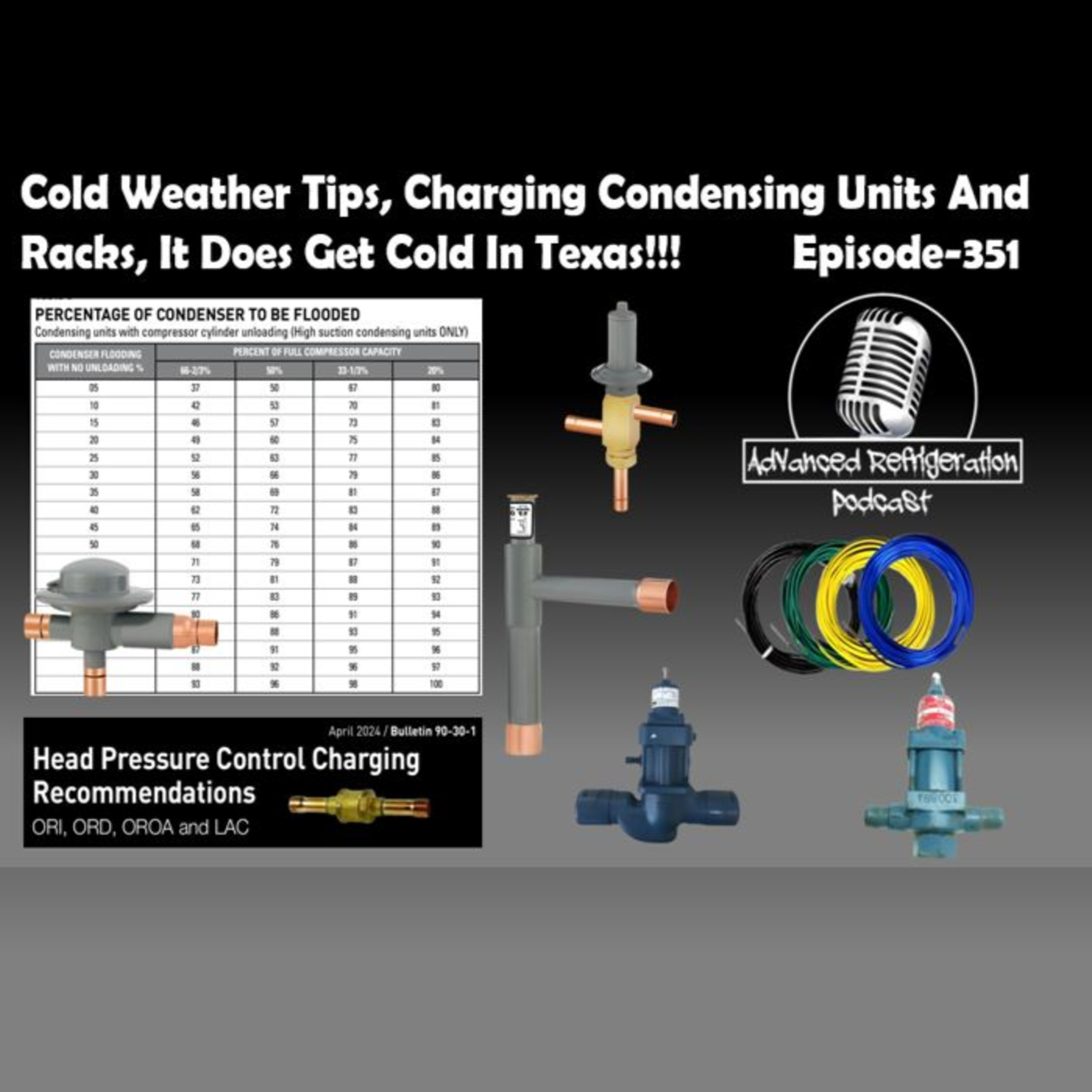 Cold Weather Tips, Charging Condensing Units And Racks, It Does Get Cold In Texas!!!    Episode-351- Audio episode artwork
