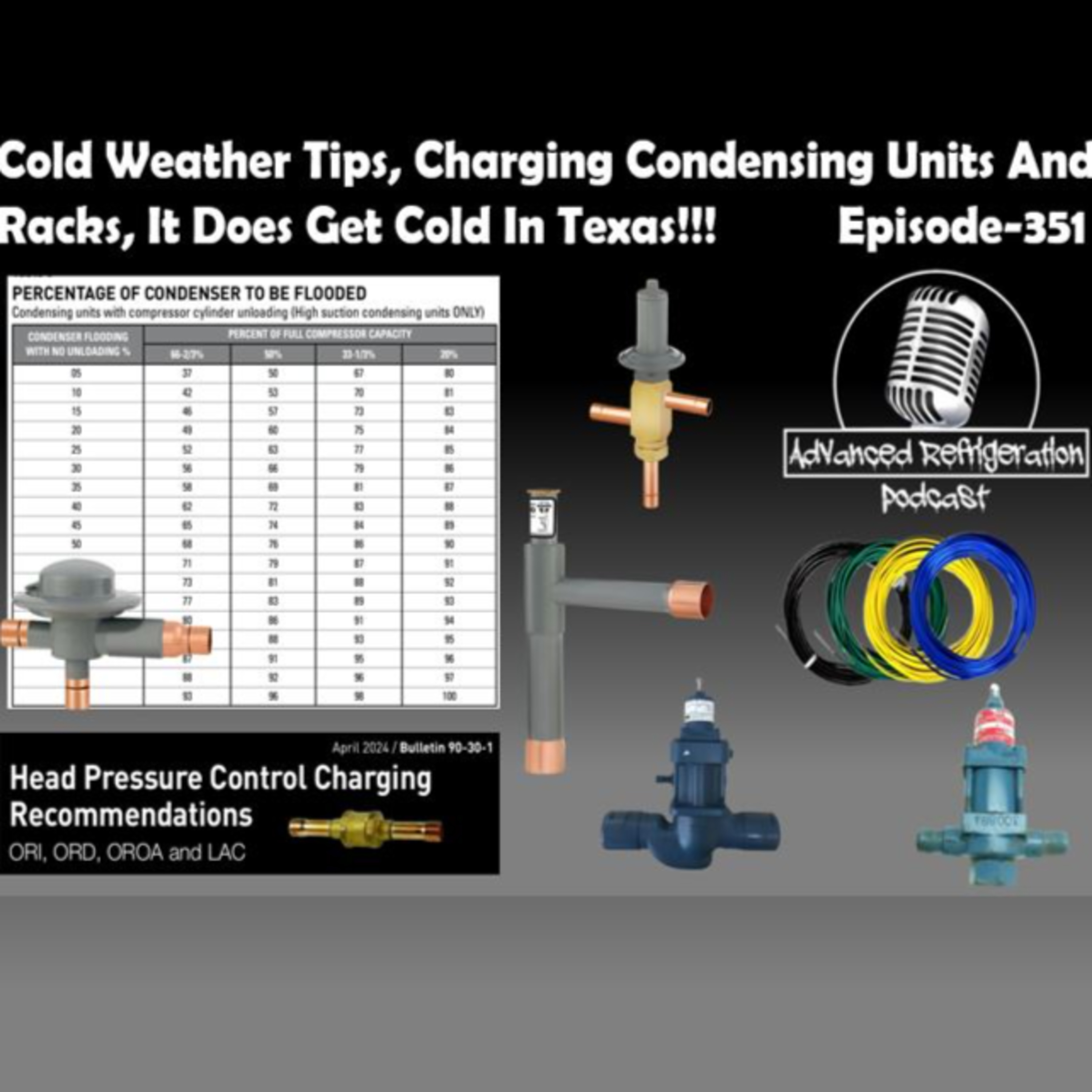 Cold Weather Tips, Charging Condensing Units And Racks, It Does Get Cold In Texas!!!  Episode-351- Video episode artwork