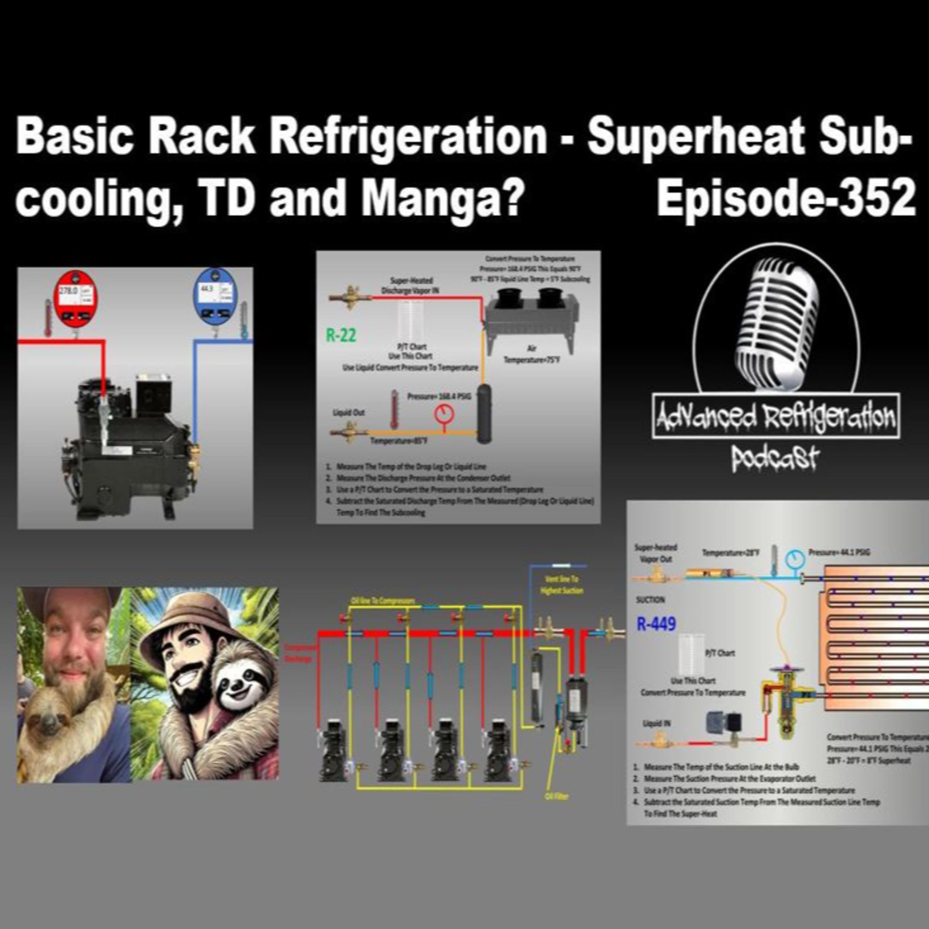 Basic Rack Refrigeration-Super Heat Subcooling, TD and Manga Episode 352Video episode artwork