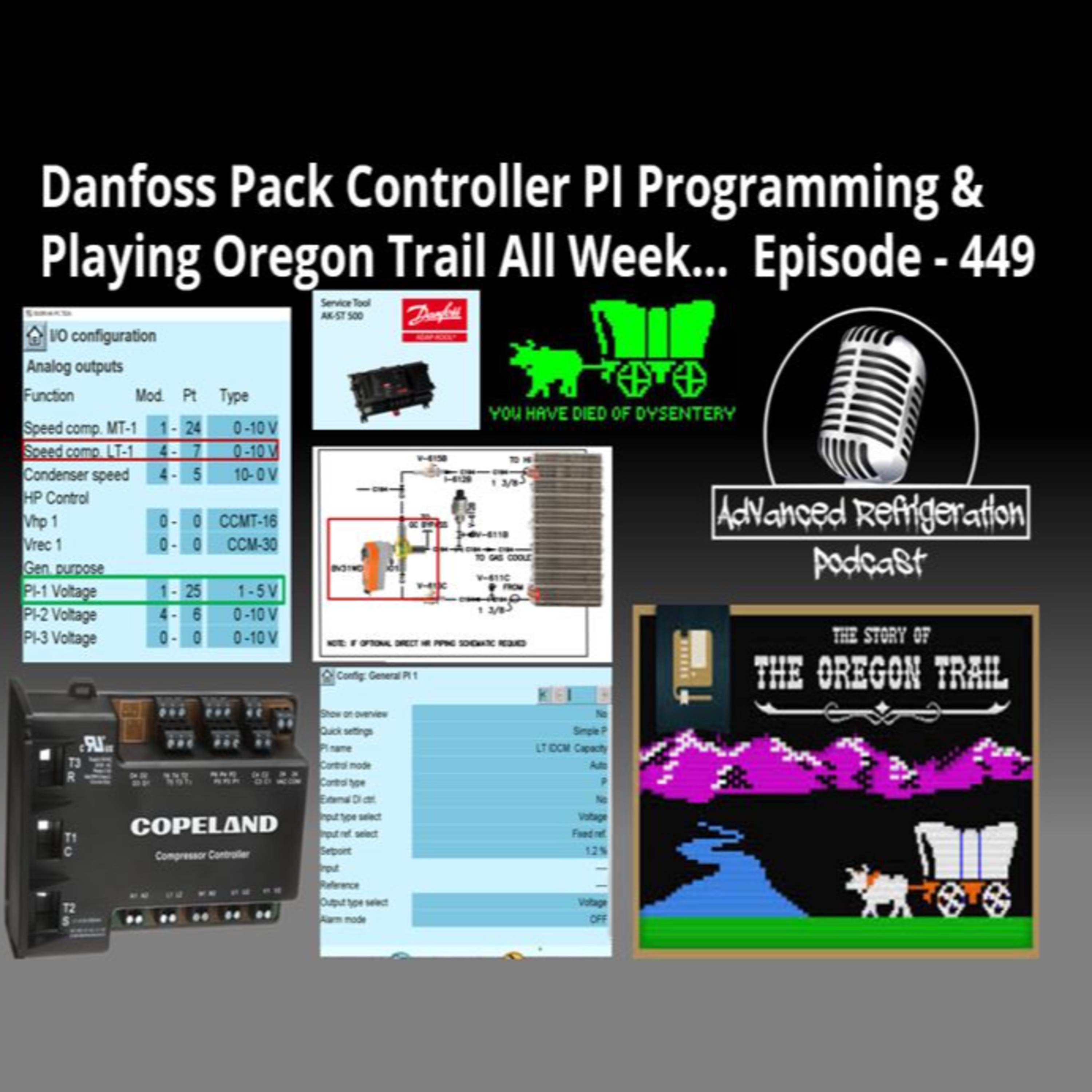 Danfoss Pack Controller PI Programming & Playing Oregon Trail All Week Episode 449 Audio episode artwork