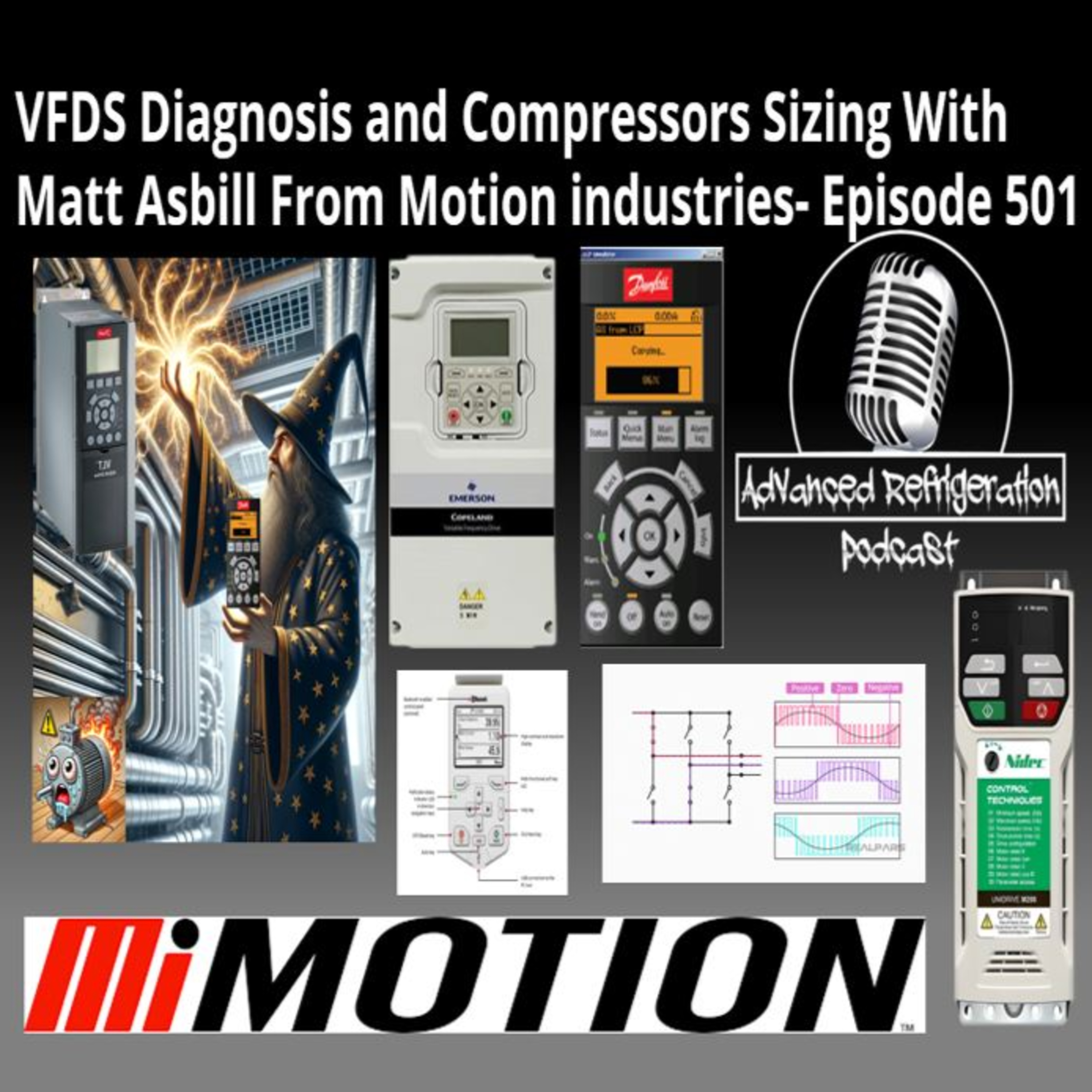 VFDS Diagnosis and Compressors Sizing With Matt Asbill From Motion industries- Episode 501 Part 2 Video episode artwork