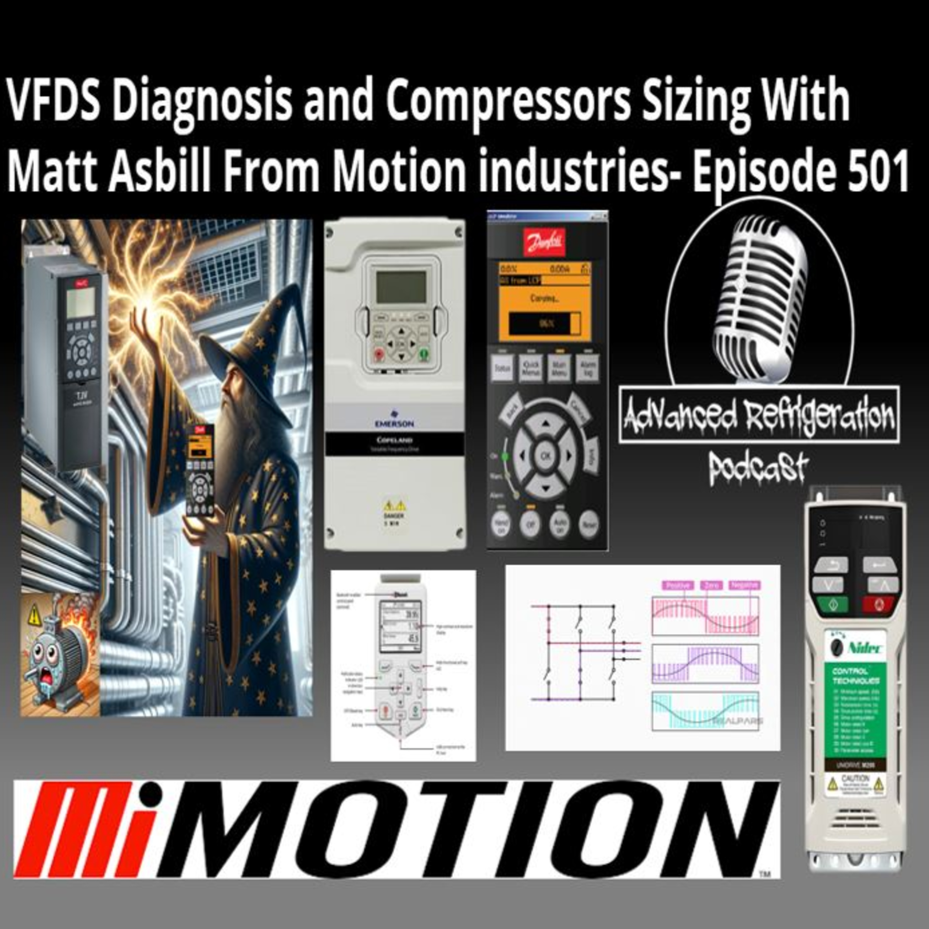 VFDS Diagnosis and Compressors Sizing With Matt Asbill From Motion industries- Episode 501 Part 2 Audio episode artwork