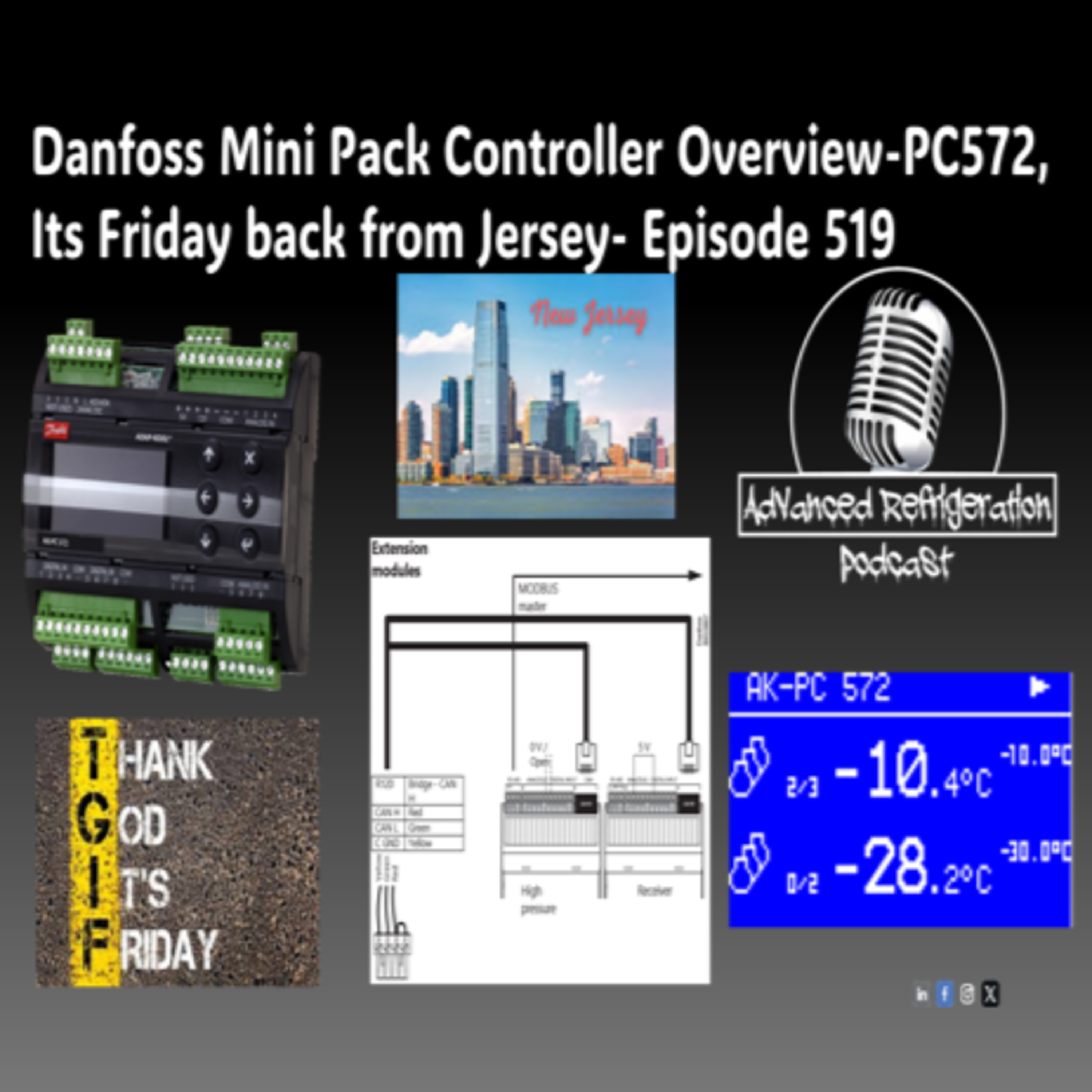  Danfoss Mini Pack Controller Overview PC572, Its Friday back from Jersey Episode 519 Video  episode artwork