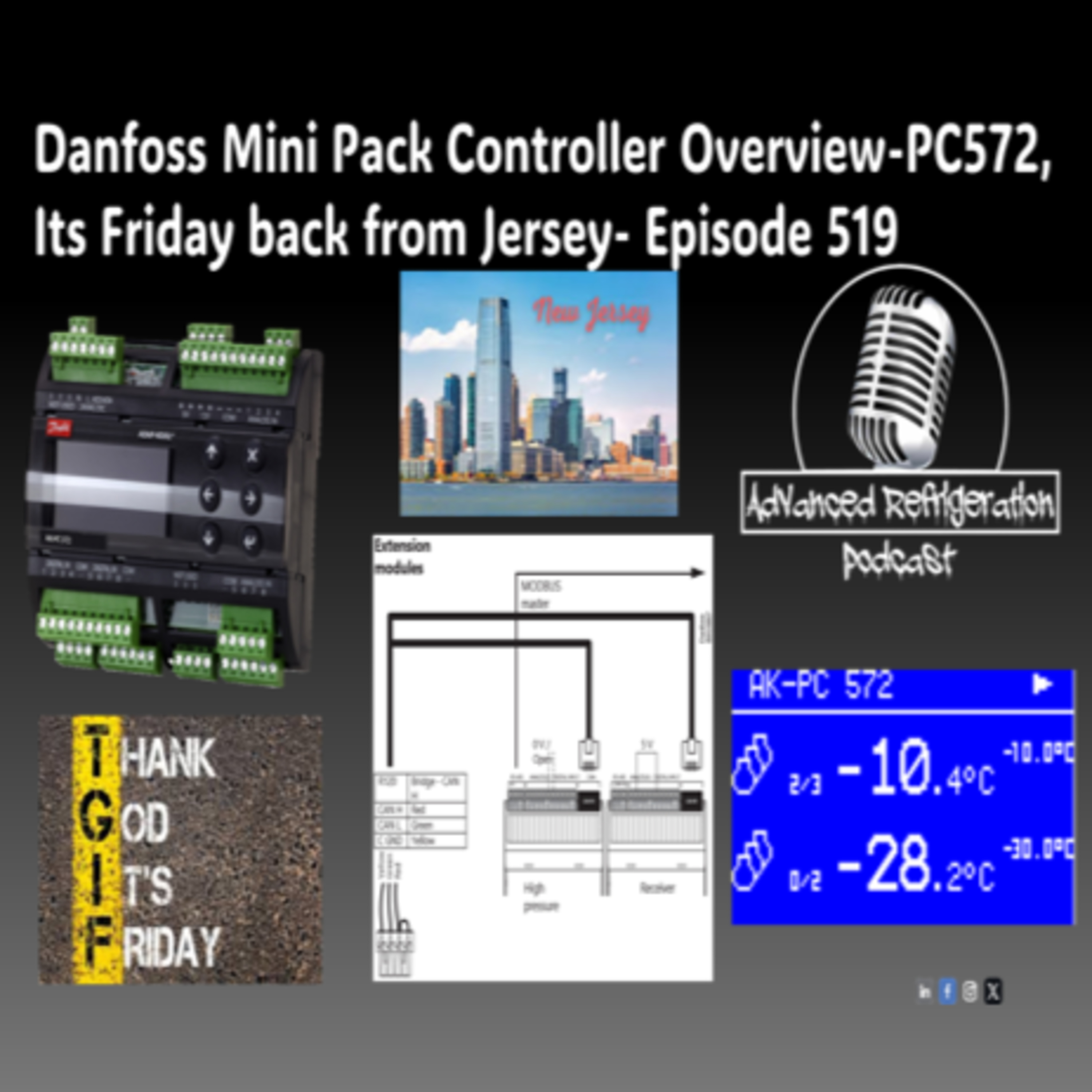  Danfoss Mini Pack Controller Overview PC572, Its Friday back from Jersey Episode 519 Audio episode artwork