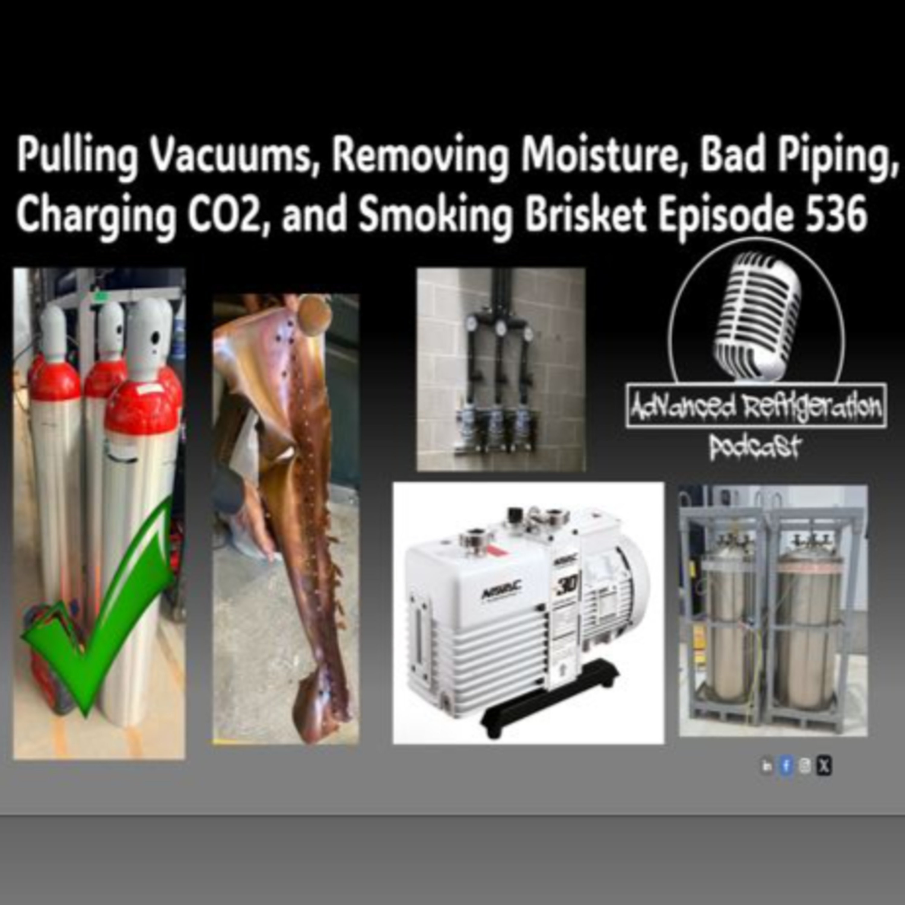 Pulling Vacuums, Removing Moisture, Bad Piping, Charging CO2, and Smoking Brisket Episode 536 Video episode artwork