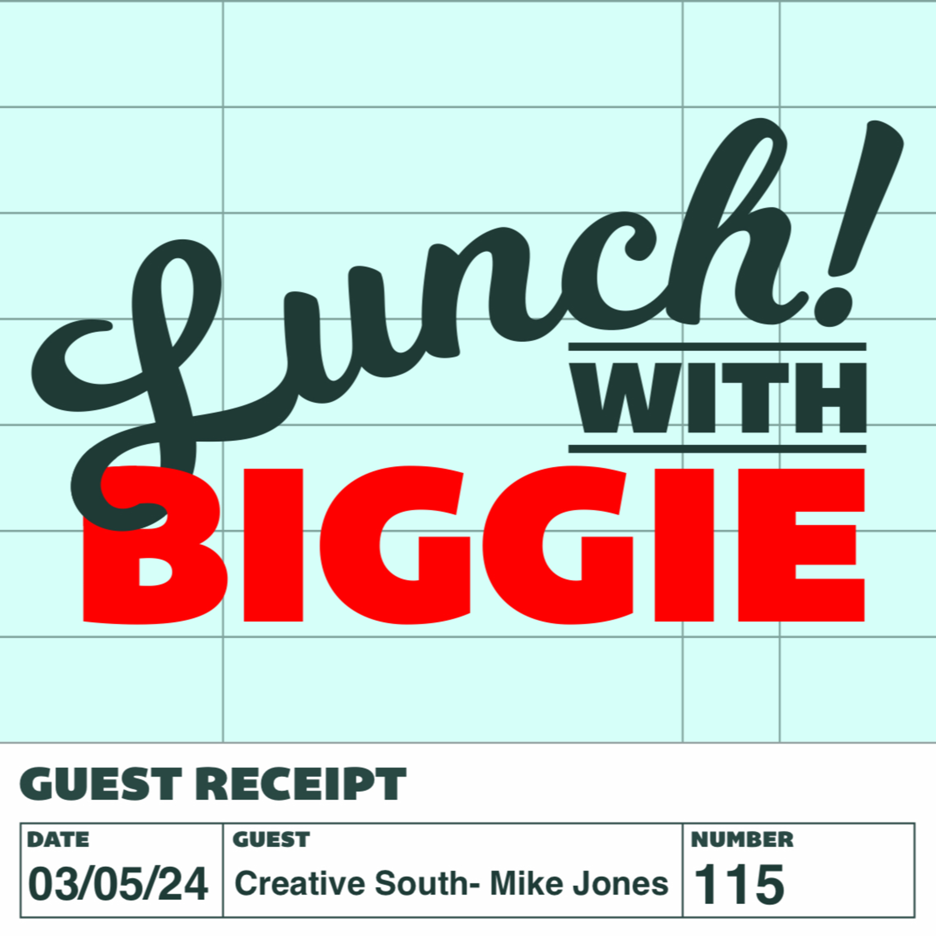 Creative South- Mike Jones created a creative design conference that you come in as friends but leave as family all while breaking bread and fellowship. episode artwork