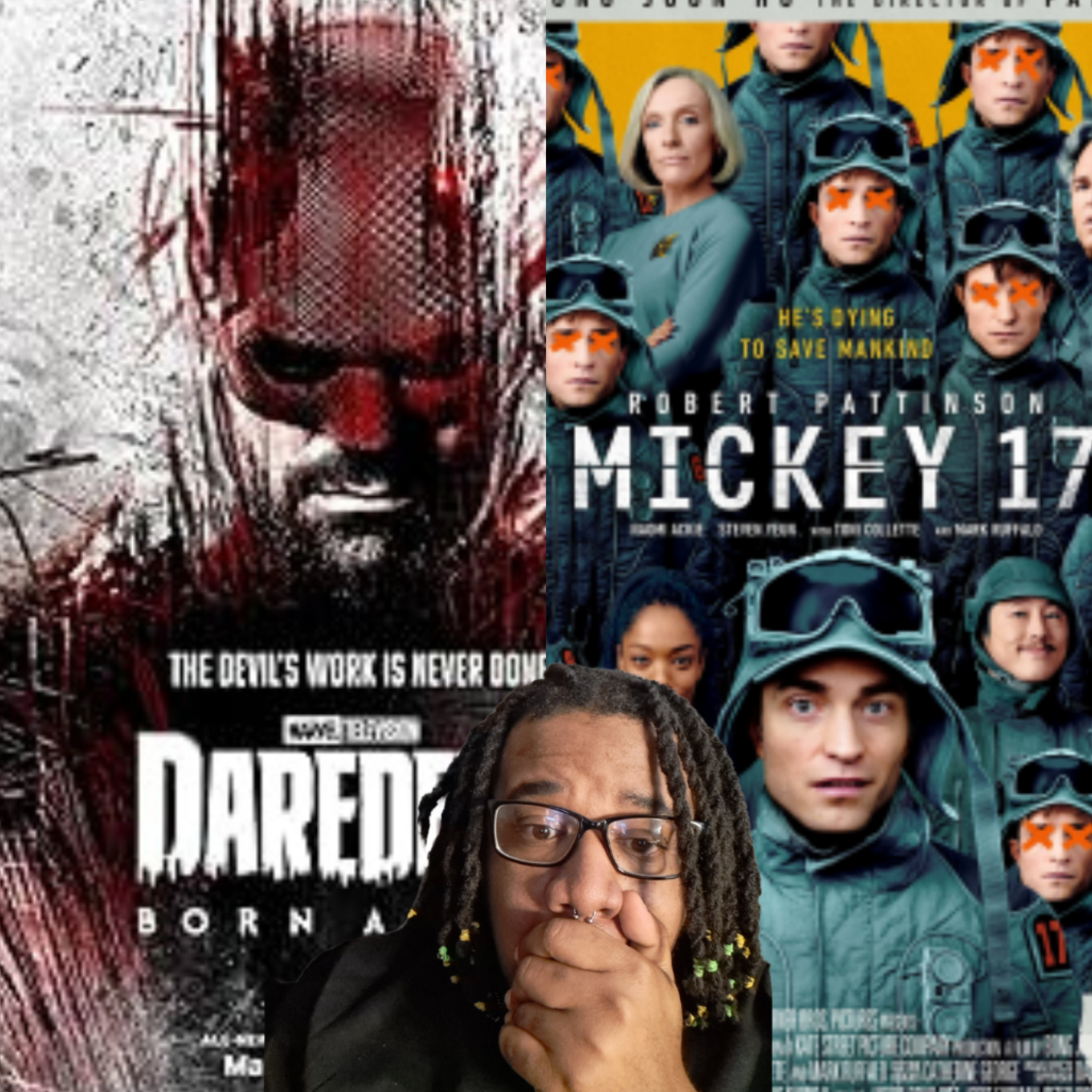 Marvel News Show, Mickey 17 and Paradise Review, and Russo Bros Talk! episode artwork