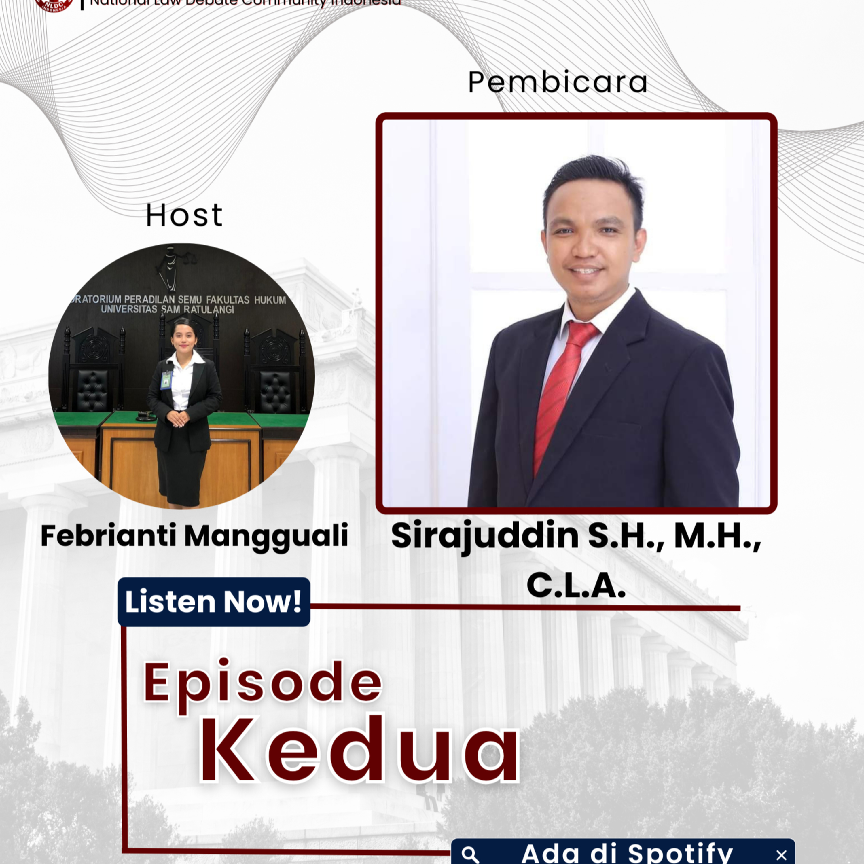 Season 4 : Episode 2 "Pengaruh Globalisasi Terhadap Penyelesaian Perkara Litigasi" episode artwork