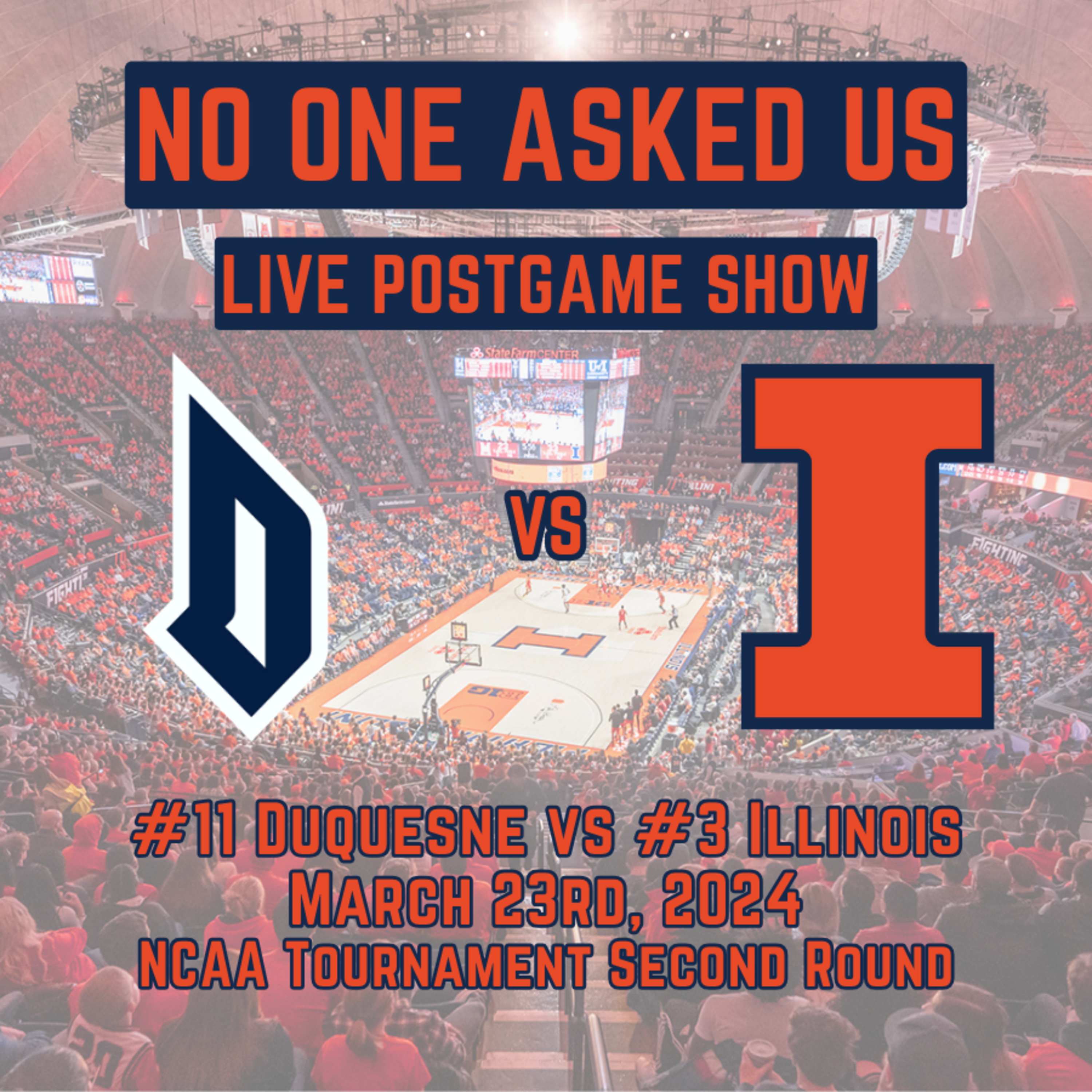 Illini Basketball Postgame Show: NCAAT vs #11 Duquesne 3/23/24 episode artwork