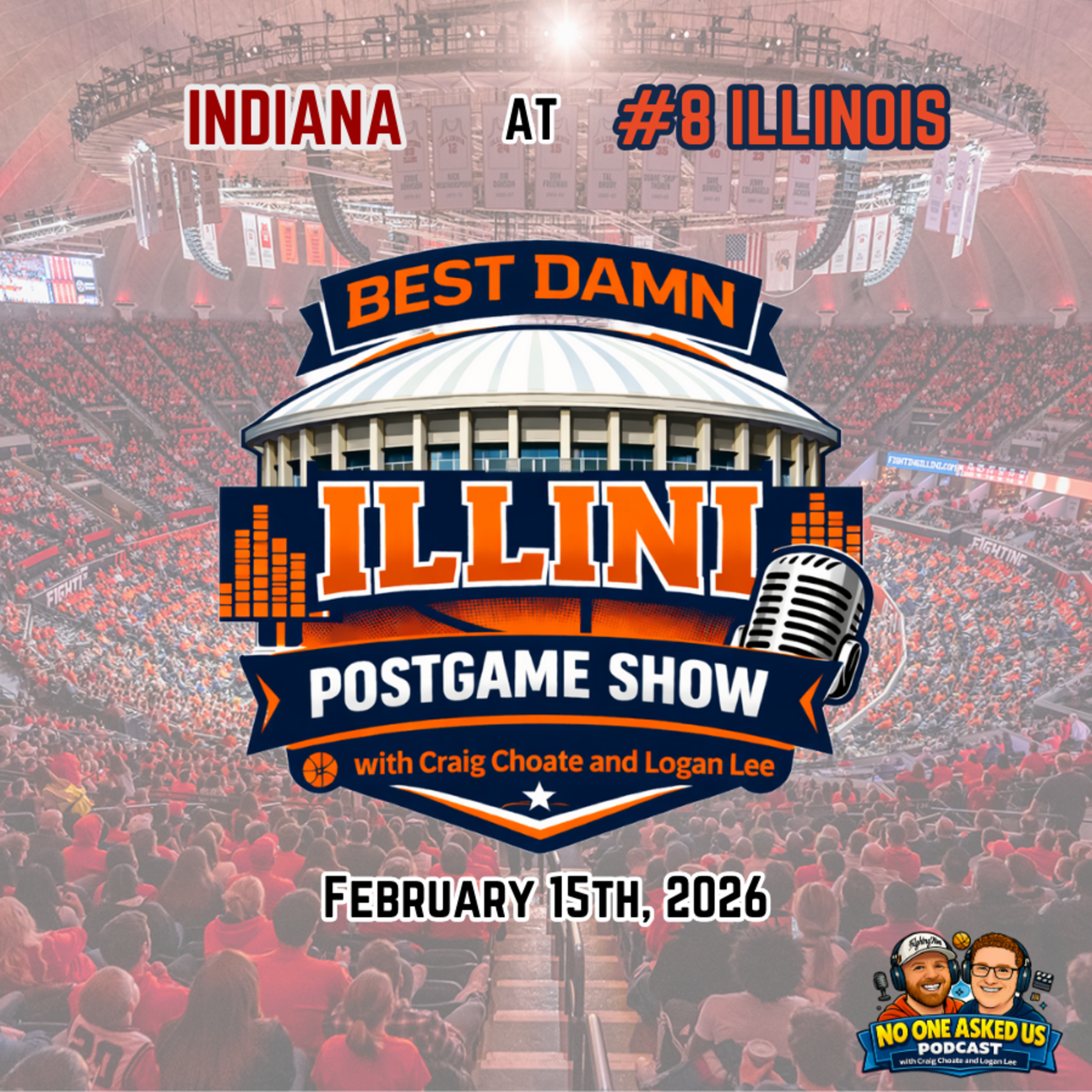 Best Damn Illini Postgame Show: Indiana 2/15/26 episode artwork