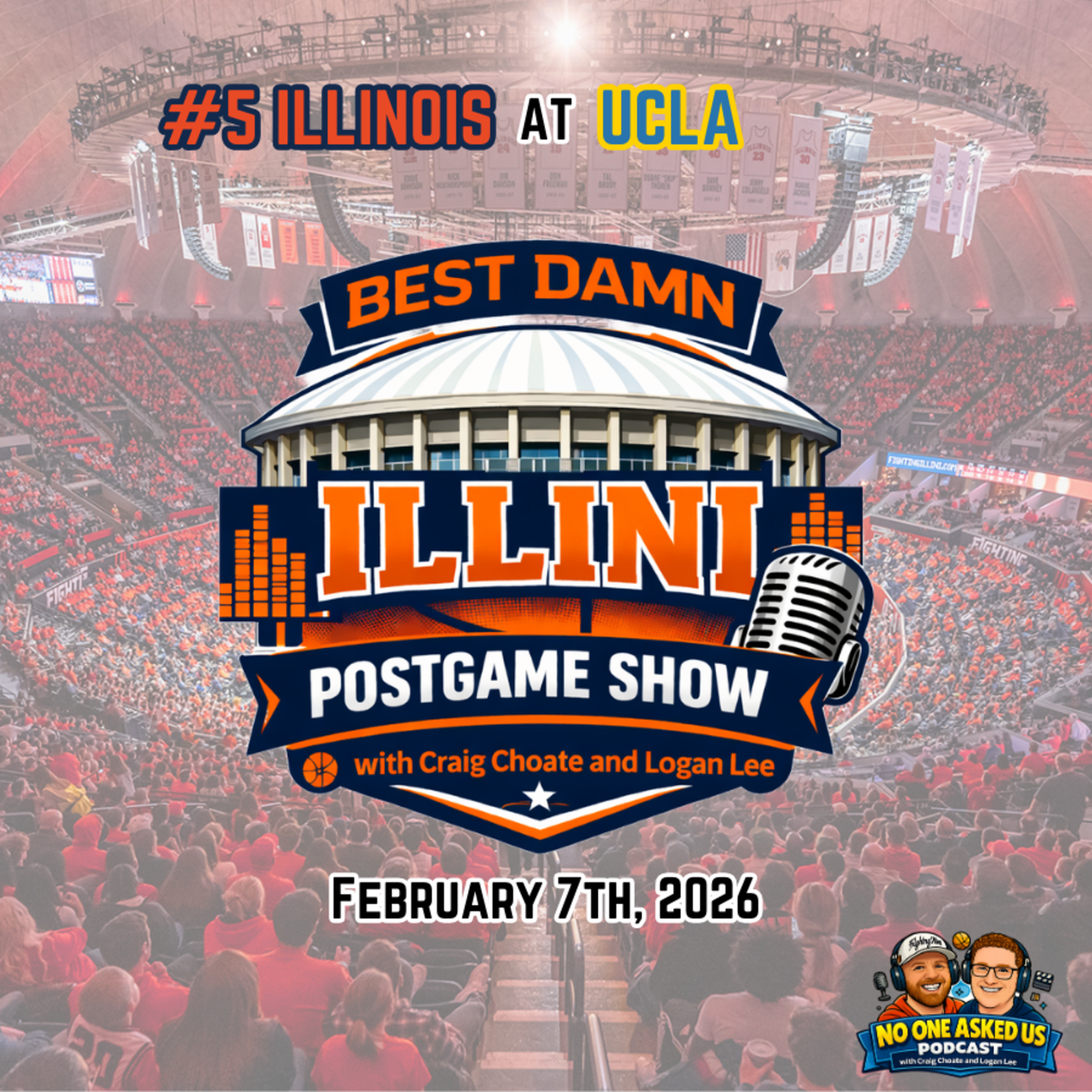 Best Damn Illini Postgame Show: at UCLA 2/21/26 episode artwork