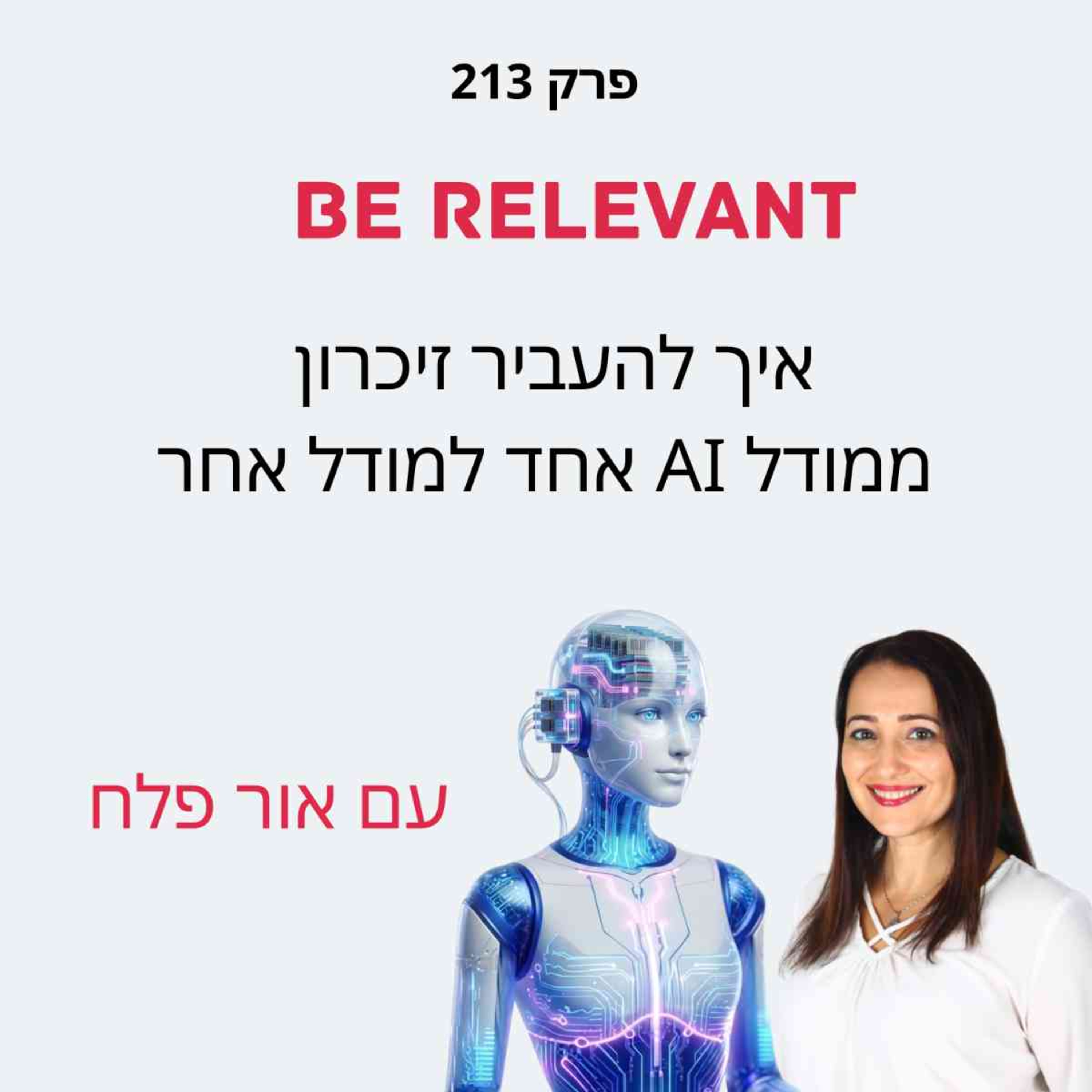 פרק 213 - איך להעביר זיכרון ממודל AI אחד למודל אחר
