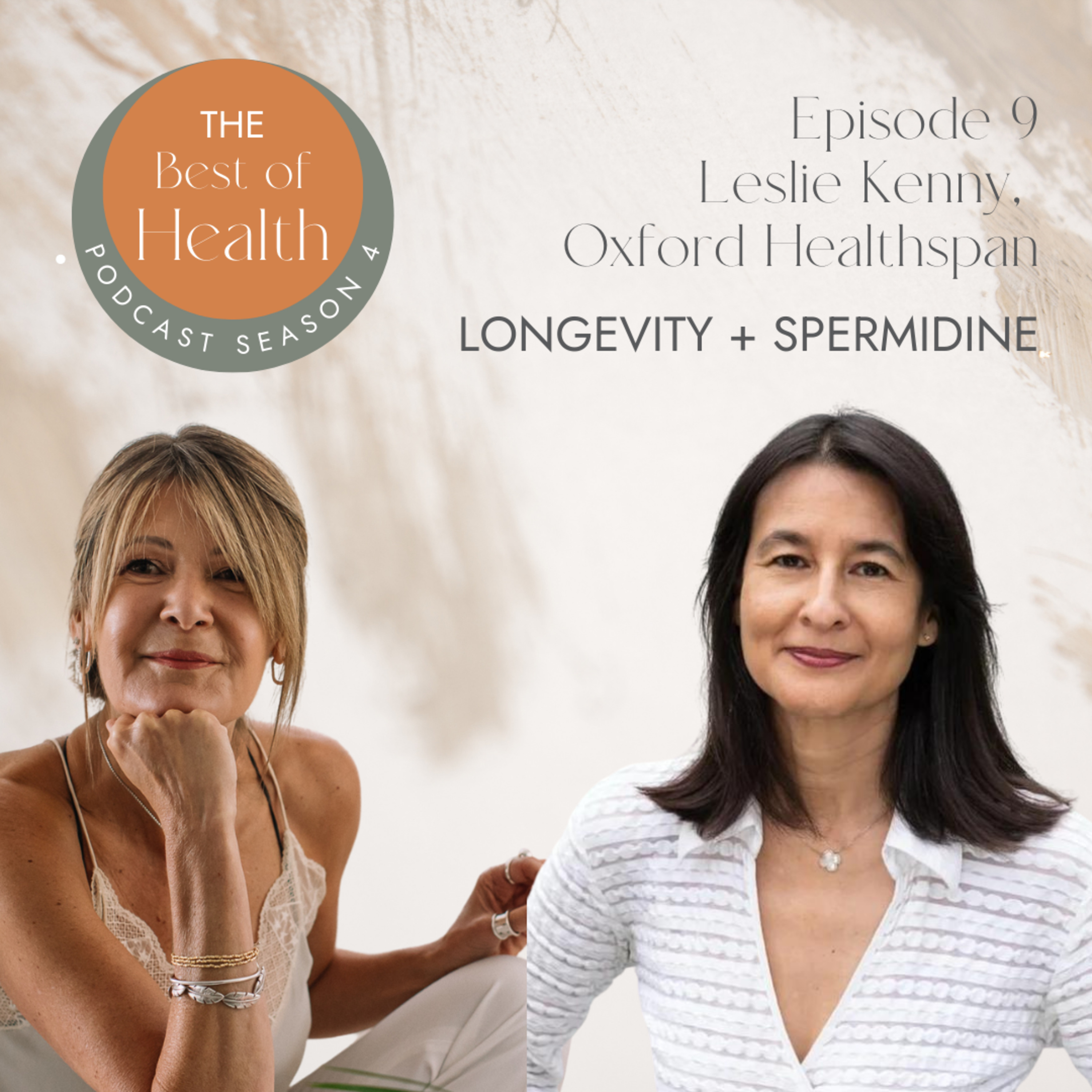 4.9 Leslie Kenny - Longevity and Spermadine episode artwork