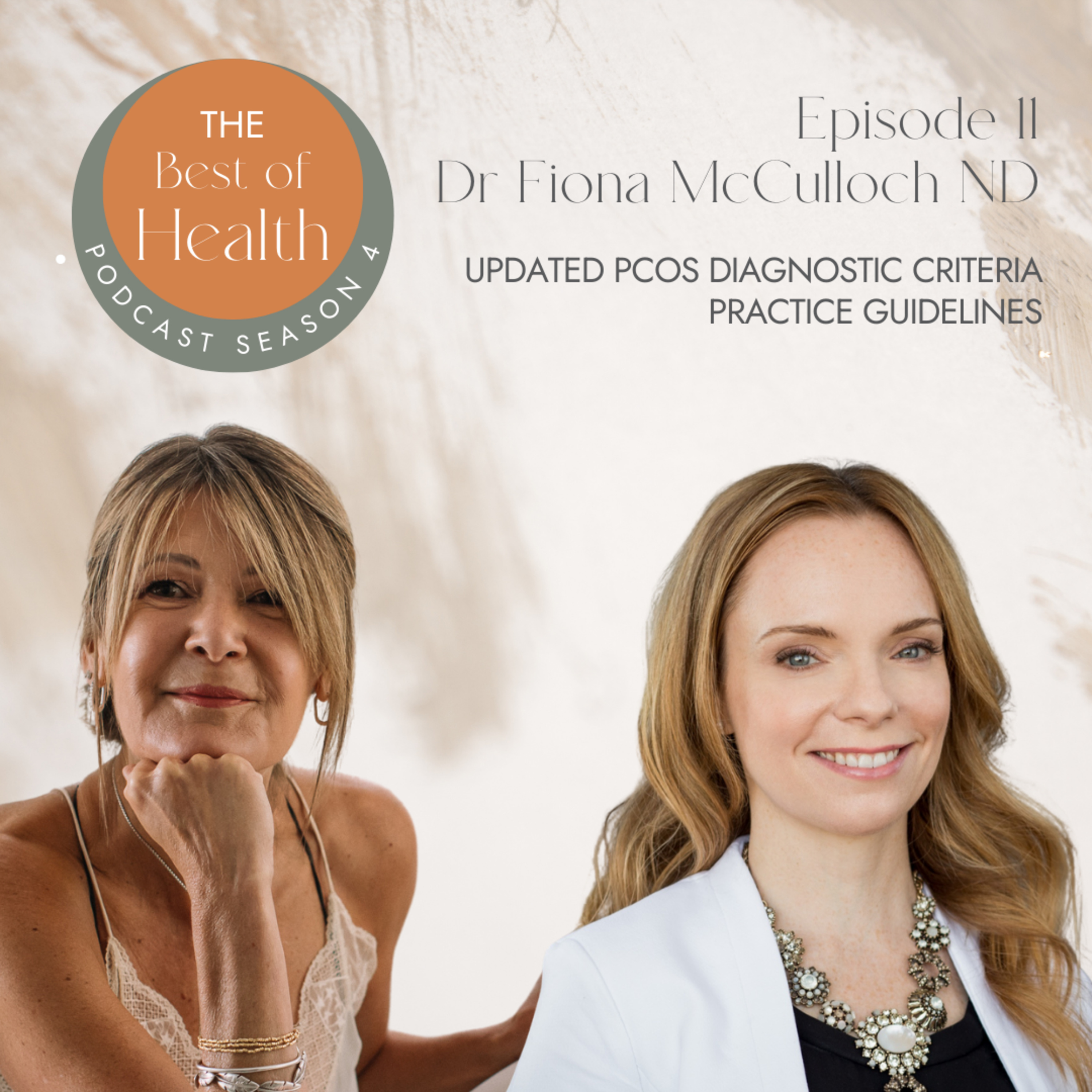 4.11 Dr Fiona McCulloch - PCOS Diagnostic & Practice Guidelines episode artwork