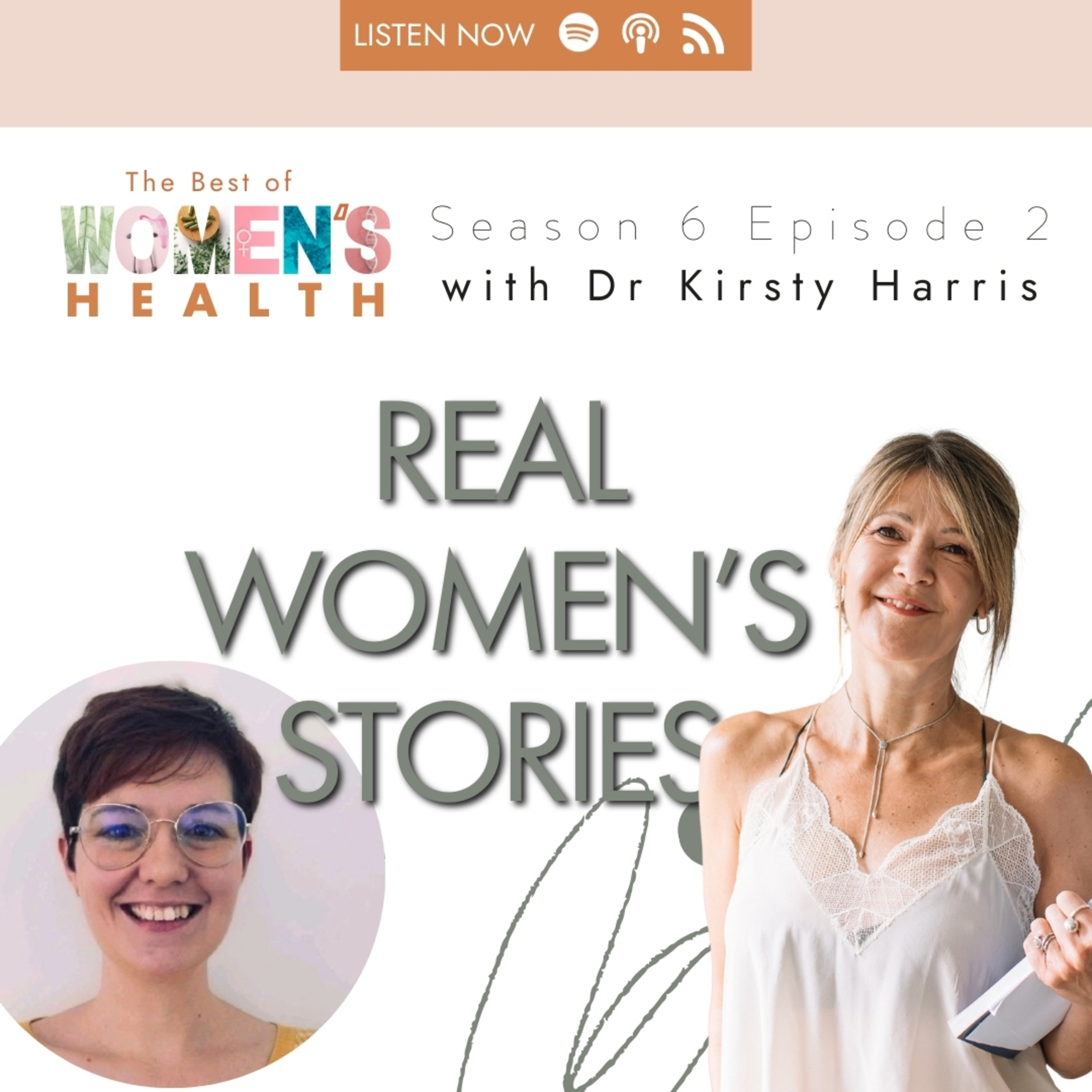 6.2 Dr Kirsty Harris - living with Endometriosis and Compassion-Focused Therapy episode artwork