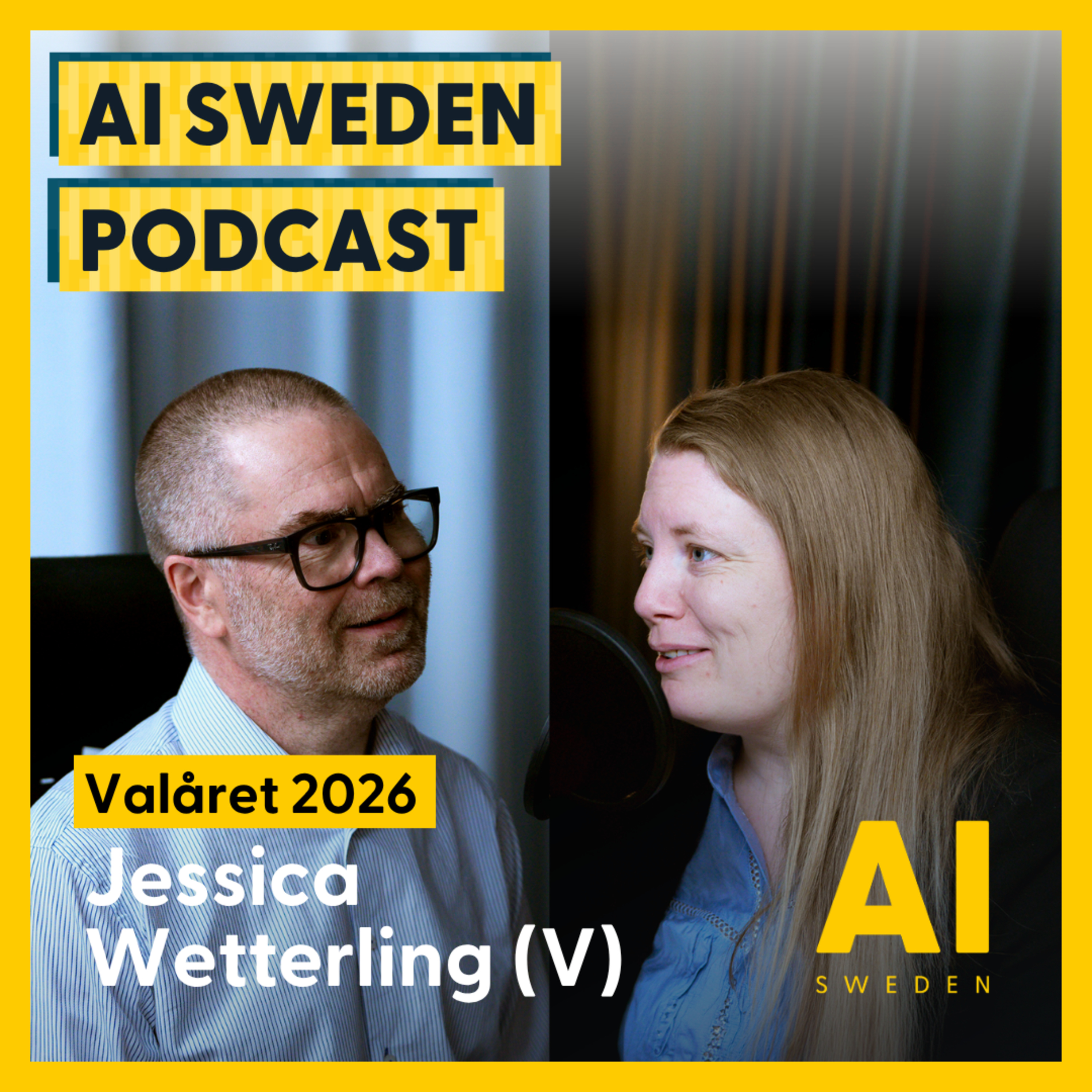 AI Sweden möter Jessica Wetterling (V) | Valåret 2026 episode artwork