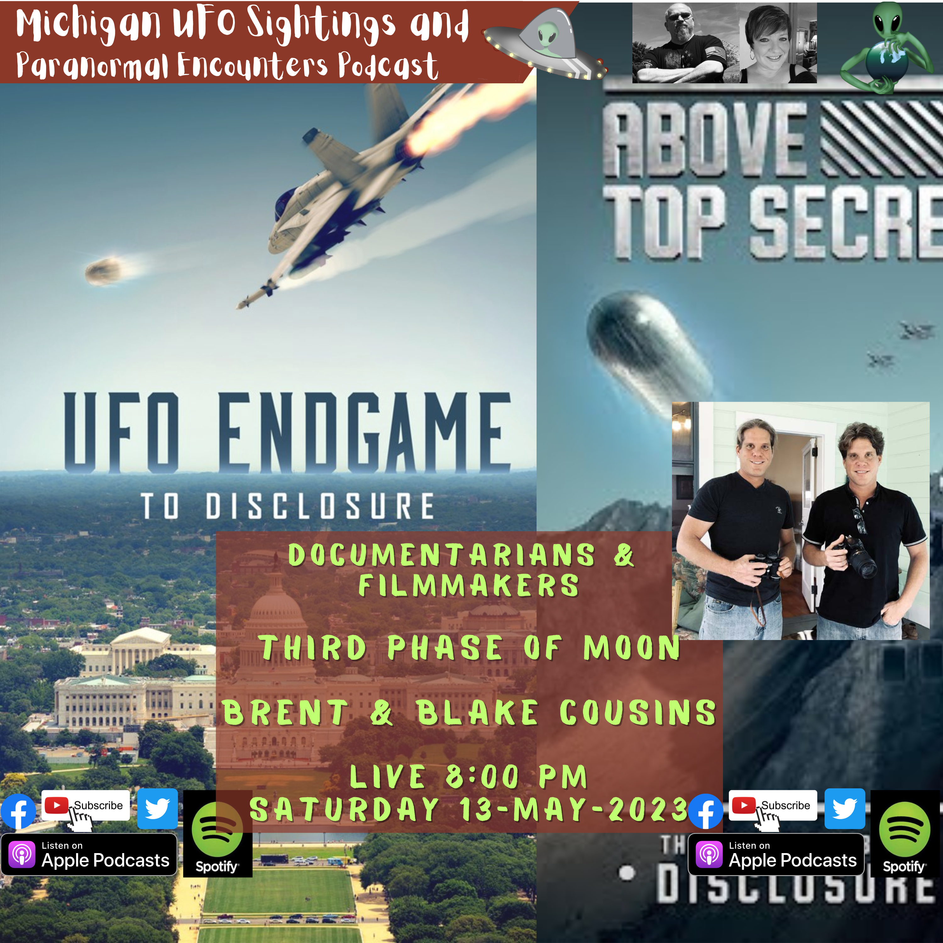 Episode 56 - Unraveling The UFO Endgame: A Cosmic Conversation with Blake and Brent Cousins episode artwork