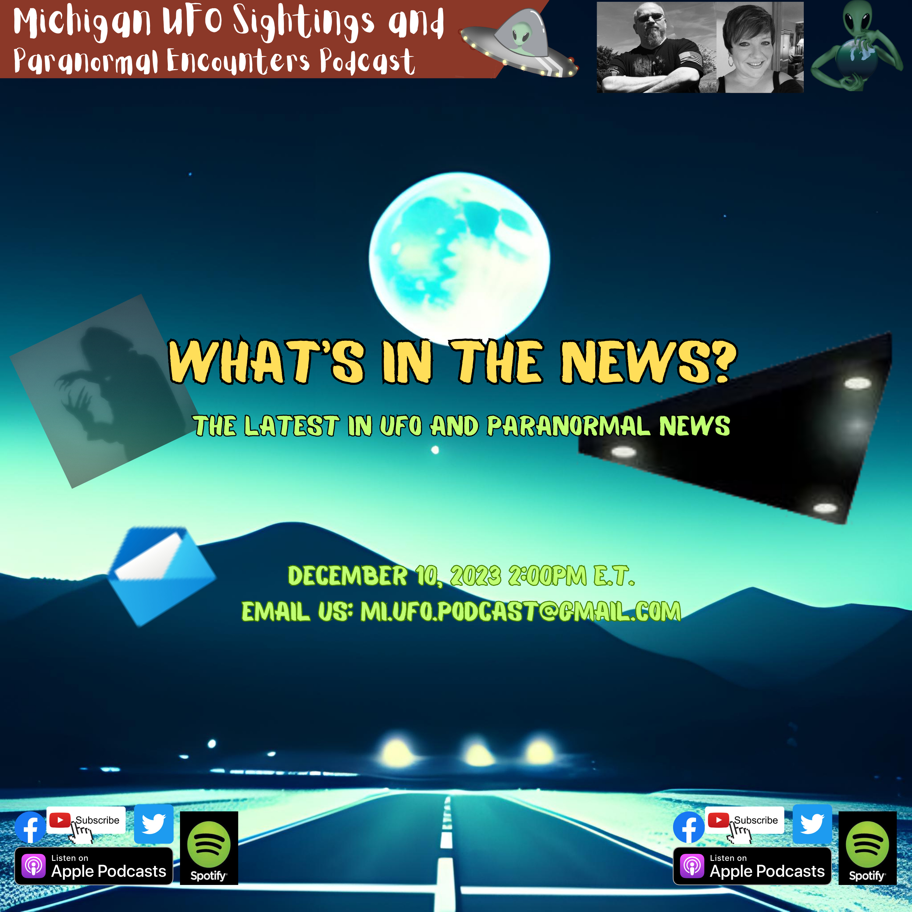 Michigan UFO Sightings And Paranormal Encounters Podcast