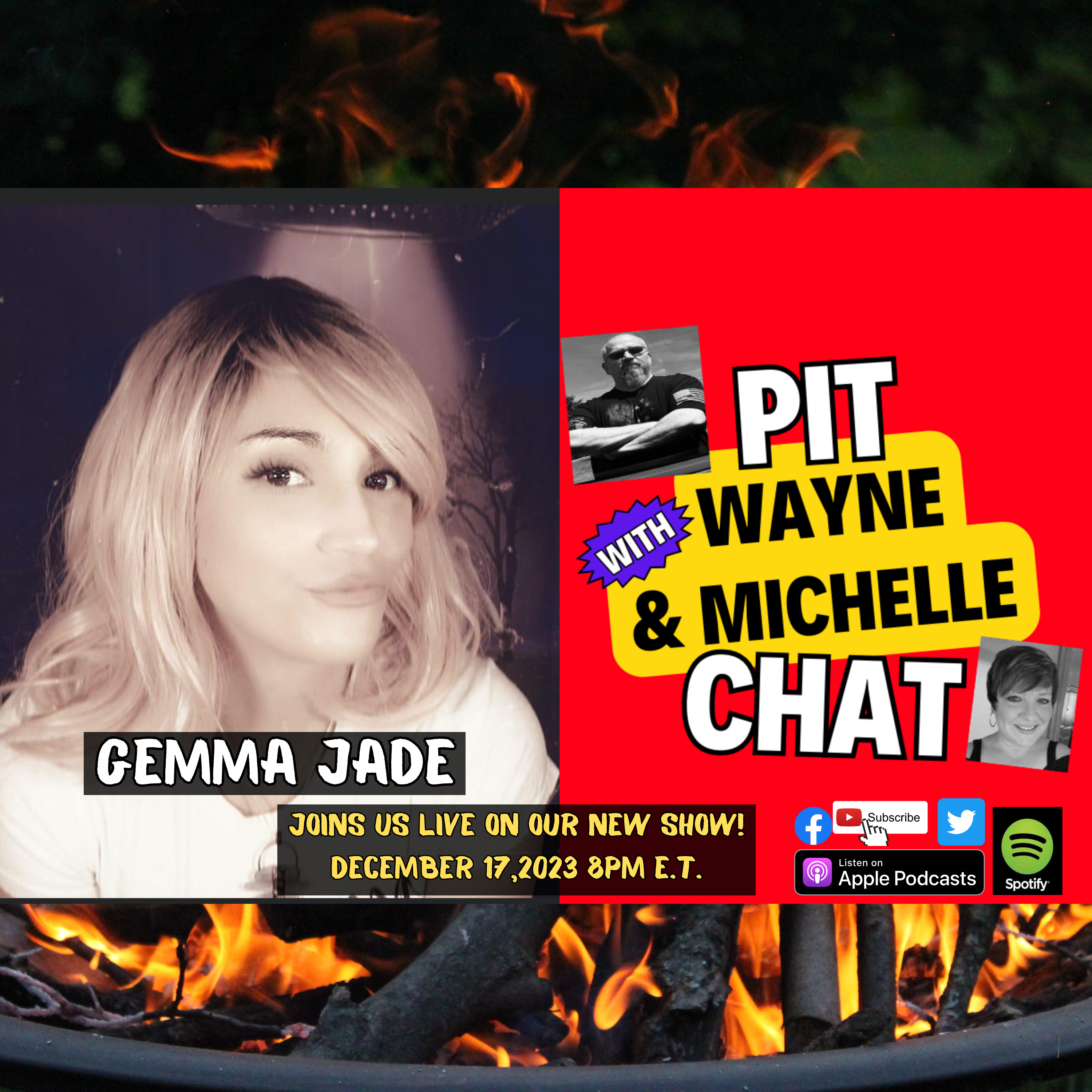 Episode 73 - Gemma Jade! Dark Eyed Kids, Spiritual Warfare, and 2024 episode artwork