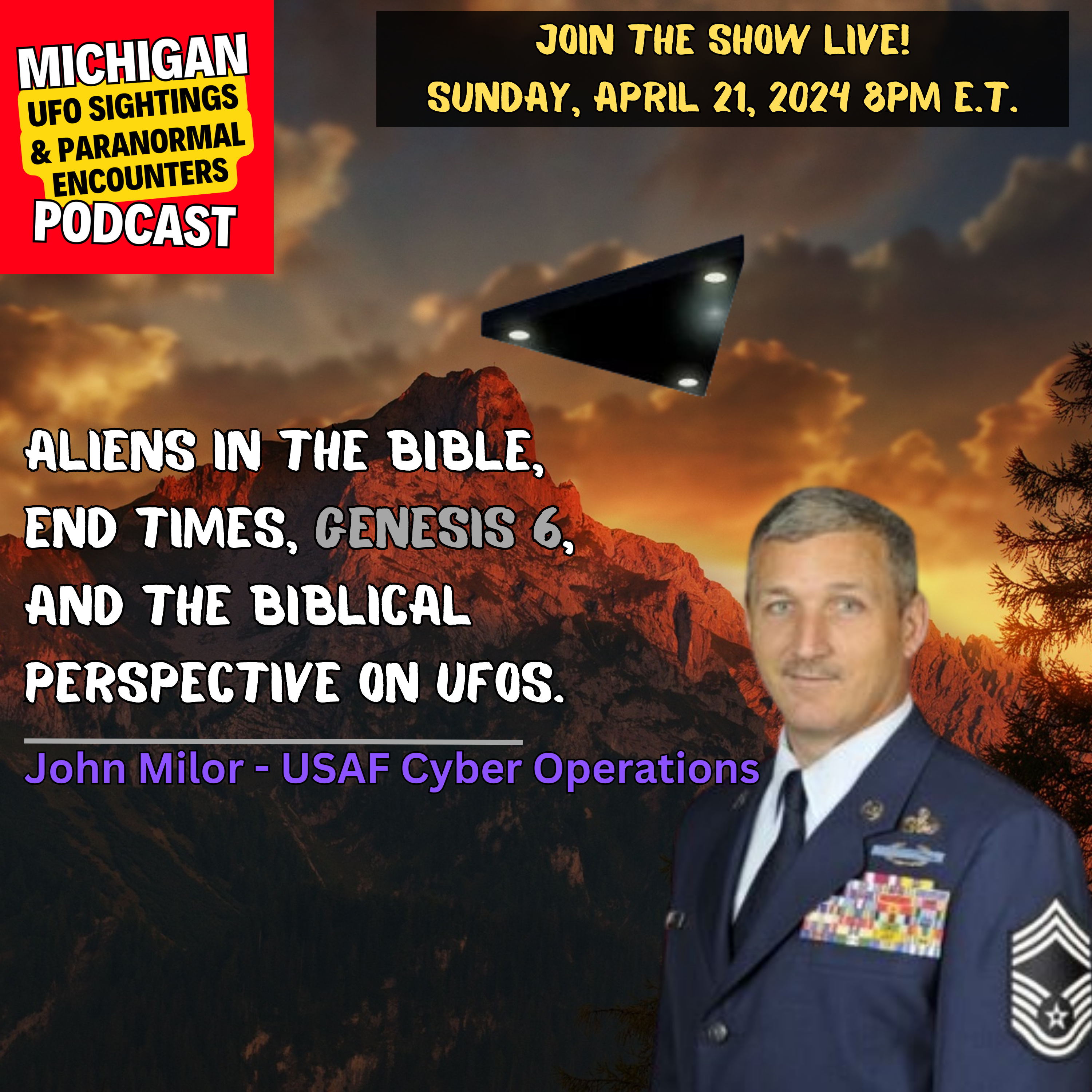 Episode 86 - John Milor - Aliens In The Bible, End Times, And The Biblical Perspective On UFOs episode artwork