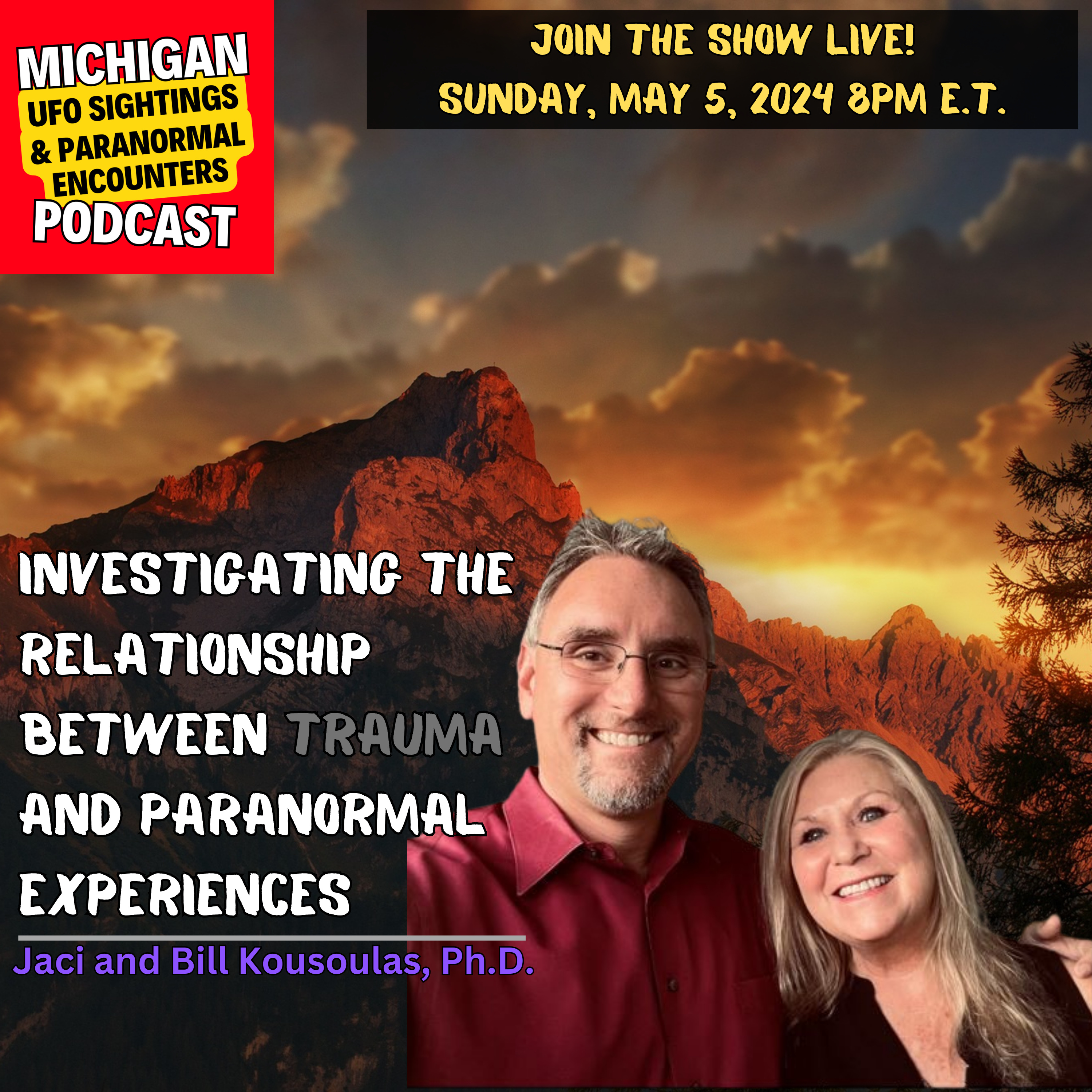 Episode 87 - Investigating The Relationship Between Trauma And Paranormal Experiences With Jaci And Bill Kousoulas, Ph.D. episode artwork