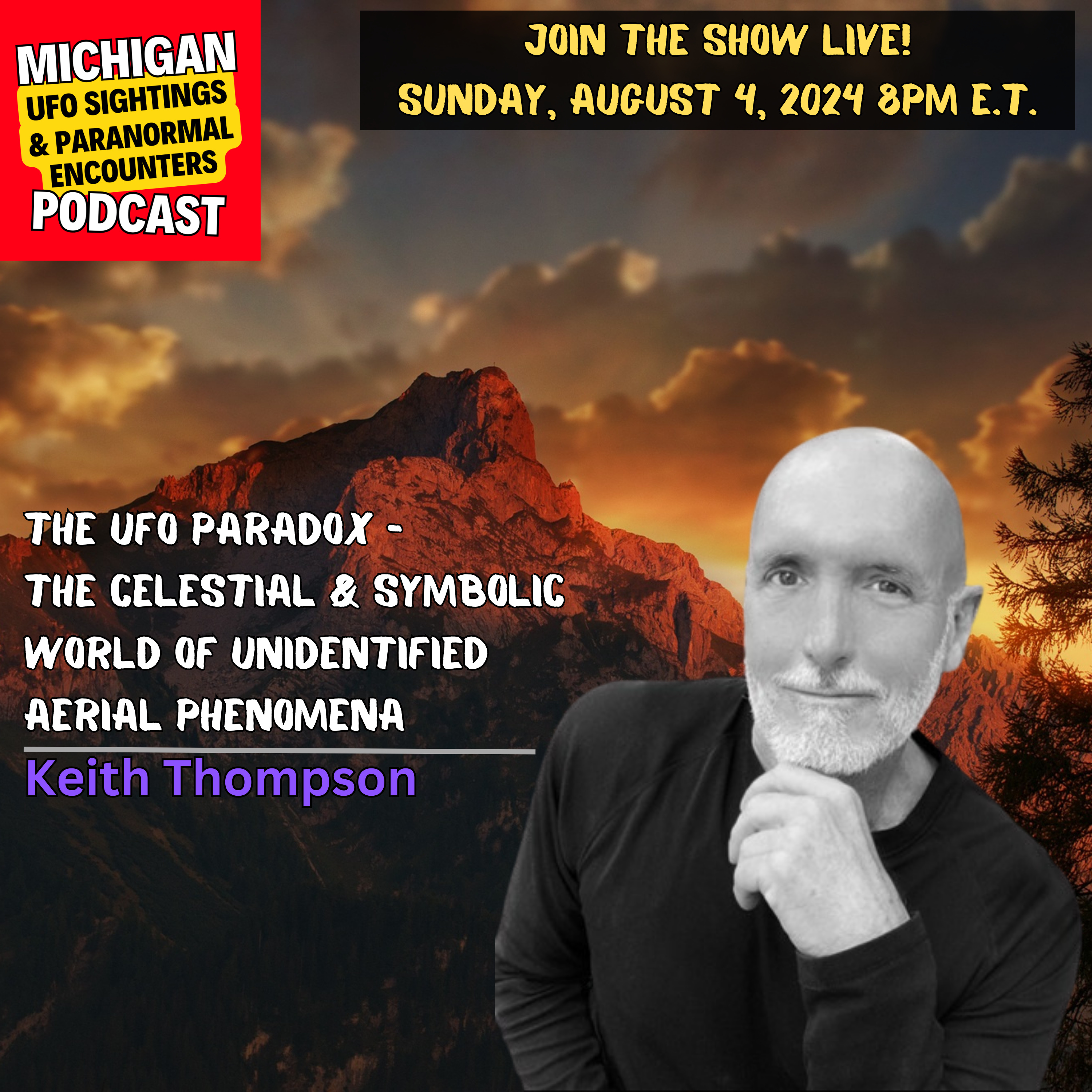 Episode 99 - The UFO Paradox: The Celestial & Symbolic World Of UAP w/Keith Thompson episode artwork