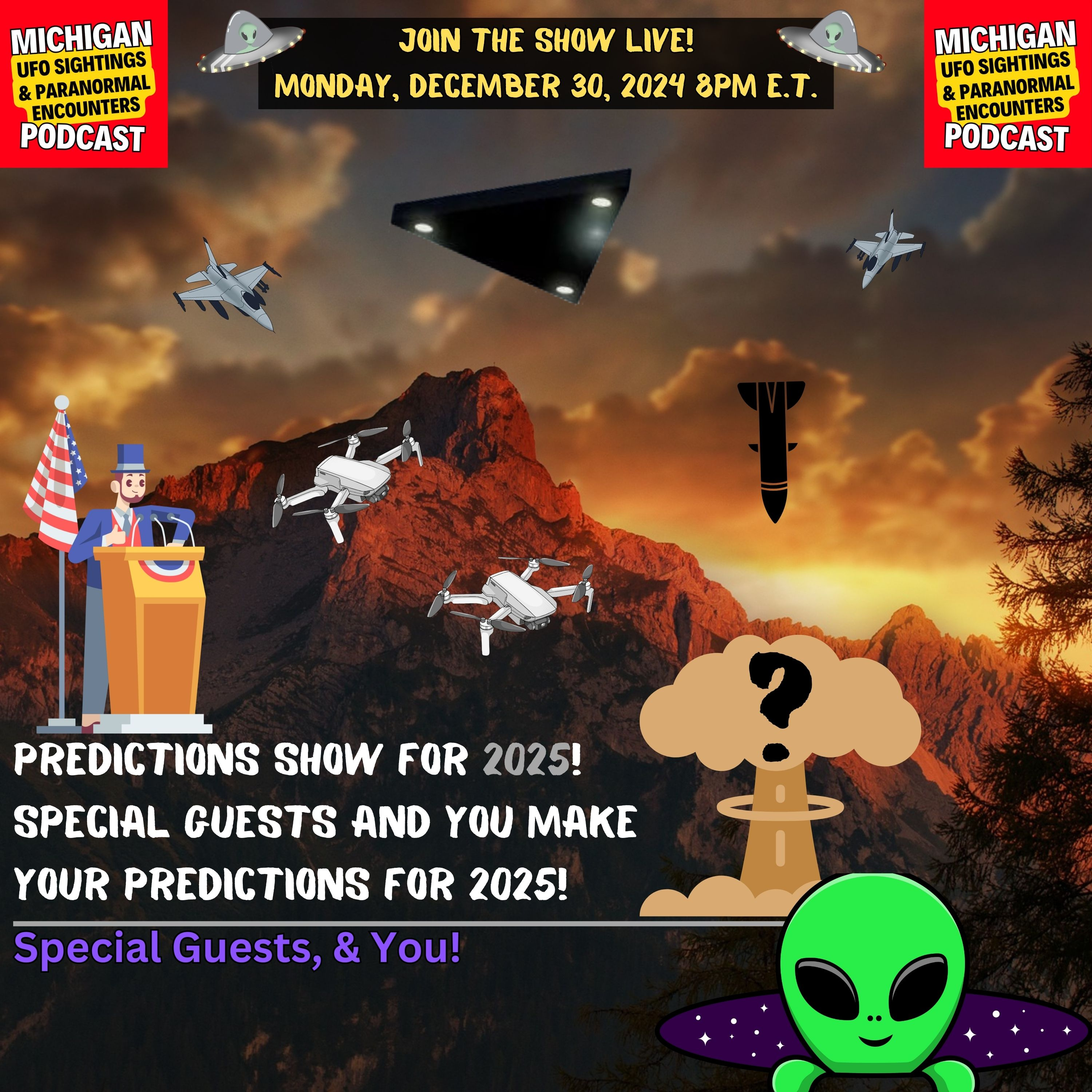 Episode 113 - What's In The Cards For 2025? The Prediction Show! | Special Guests & You episode artwork