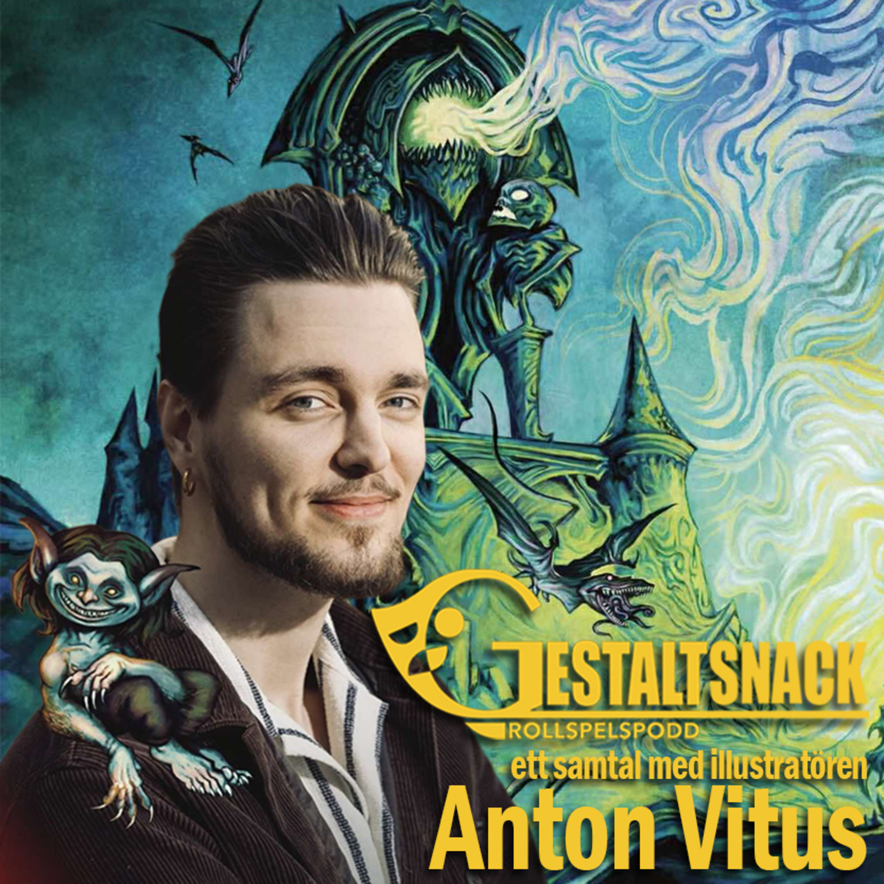 Gestaltsnack - 13 - ett samtal med illustratören Anton Vitus episode artwork