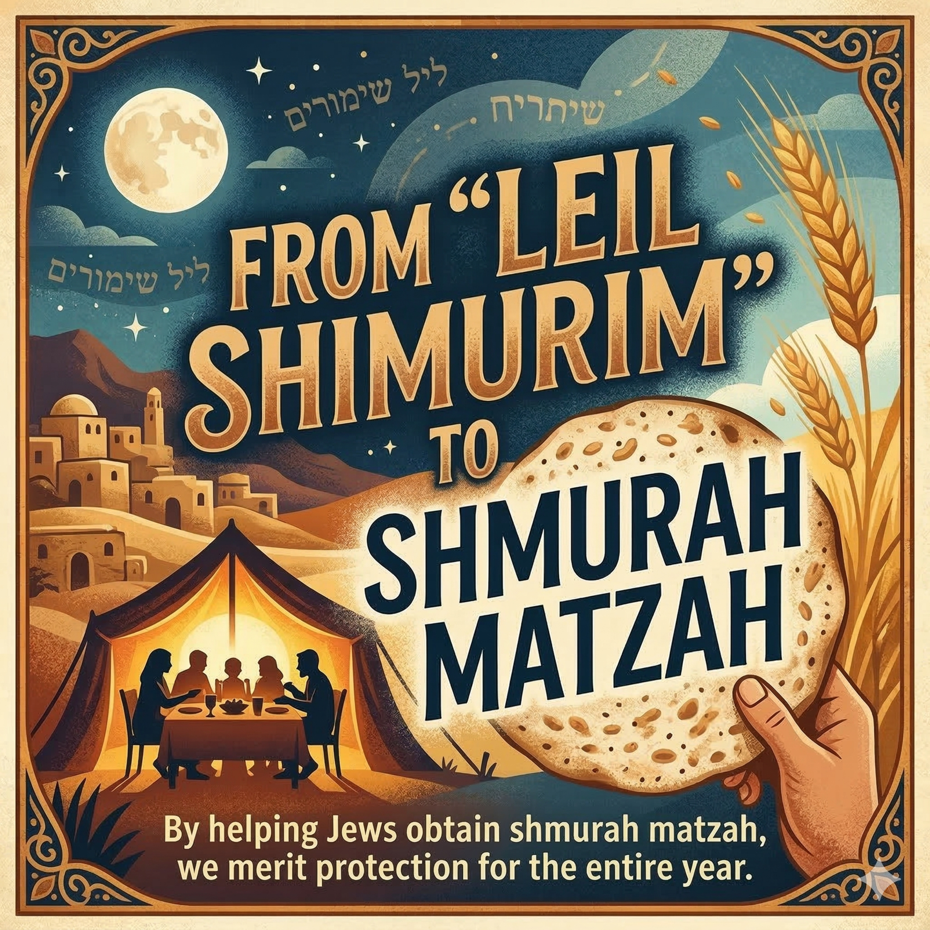 From “Leil Shimurim” to Shmurah Matzah