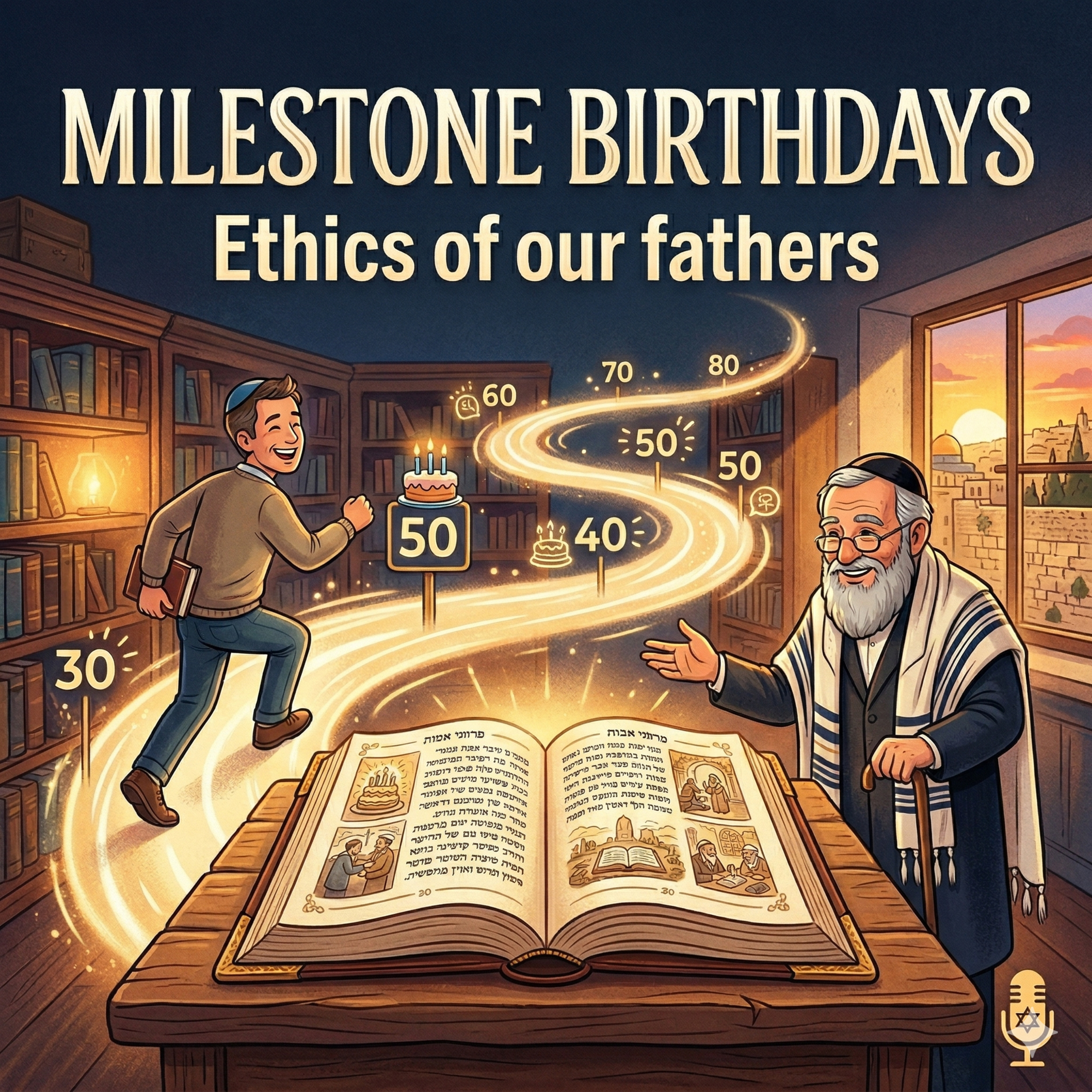 Milestone birthdays (Ethics of Our Fathers)