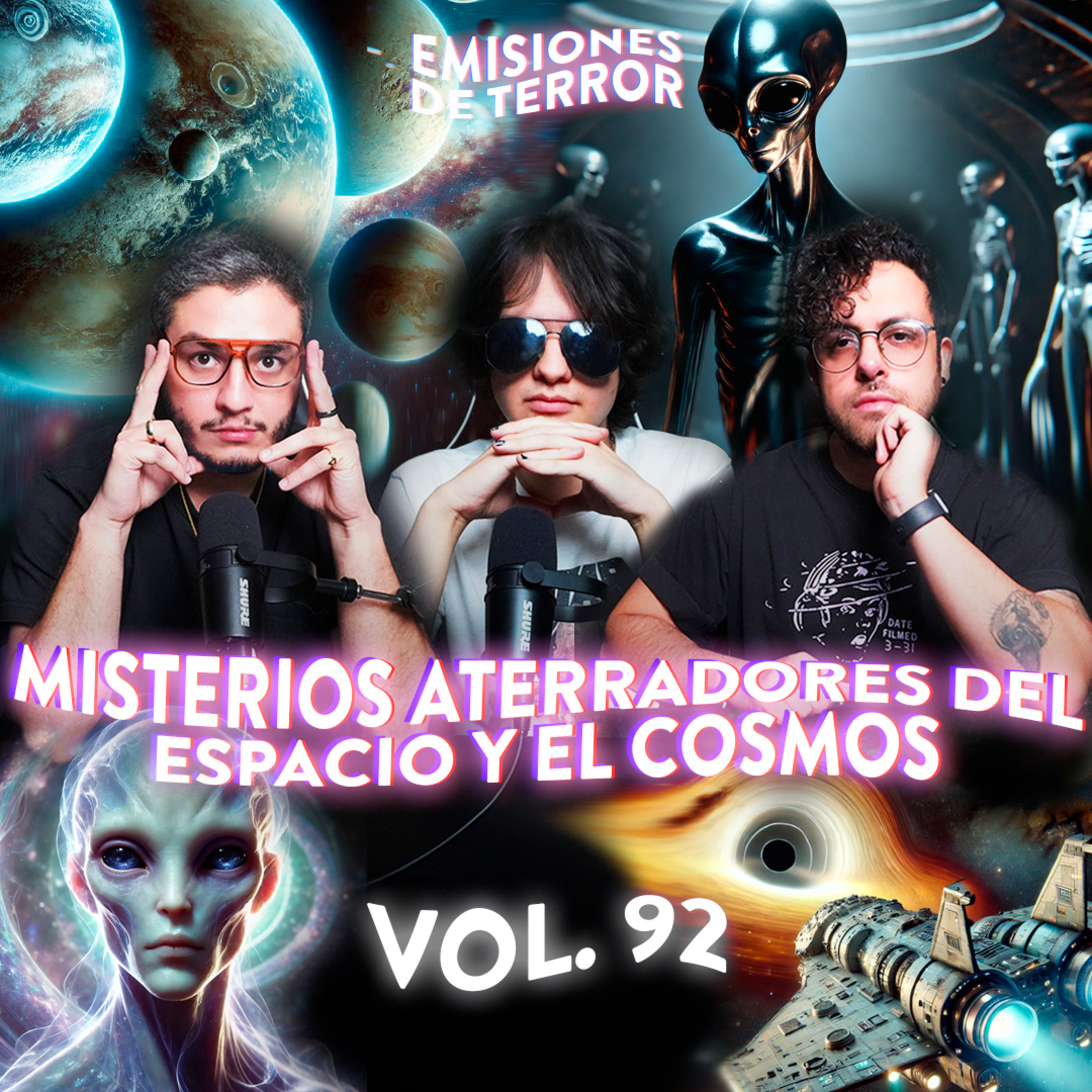 EDT 92: MISTERIOS ATERRADORES DEL ESPACIO Y EL COSMOS (Live) episode artwork
