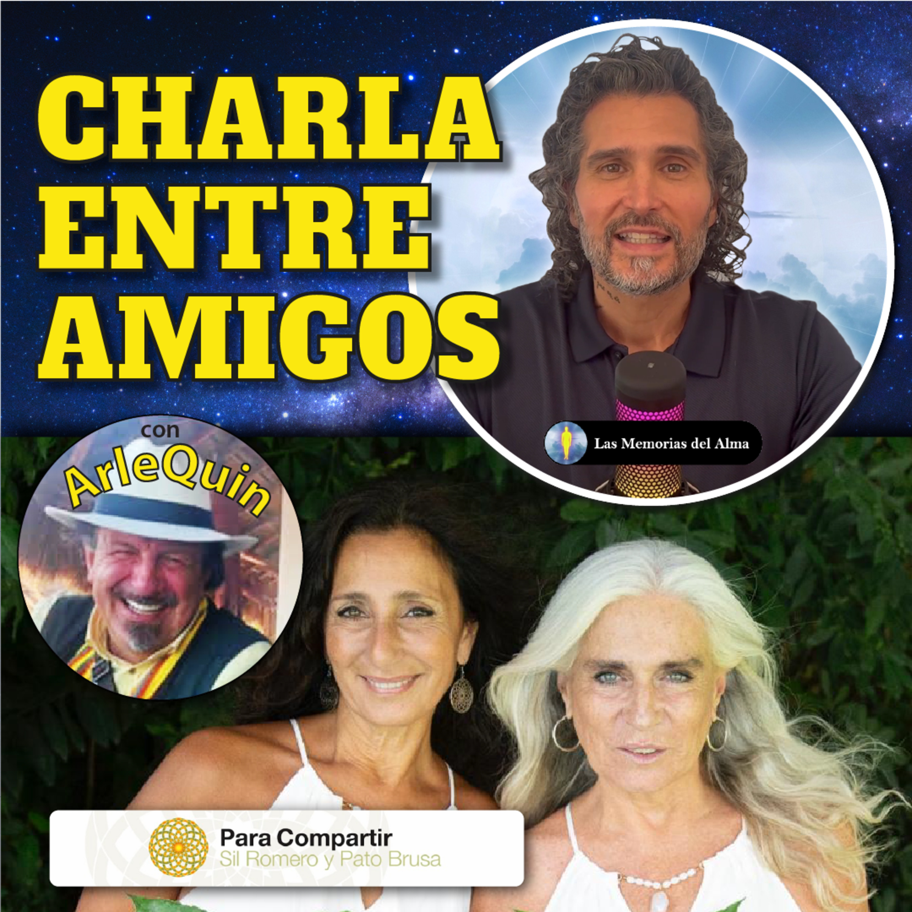 En 2023 cambiamos la línea de TIEMPO | CHARLA CON SIL, PATO y ARLEQUIN en PARA COMPARTIR ✨​