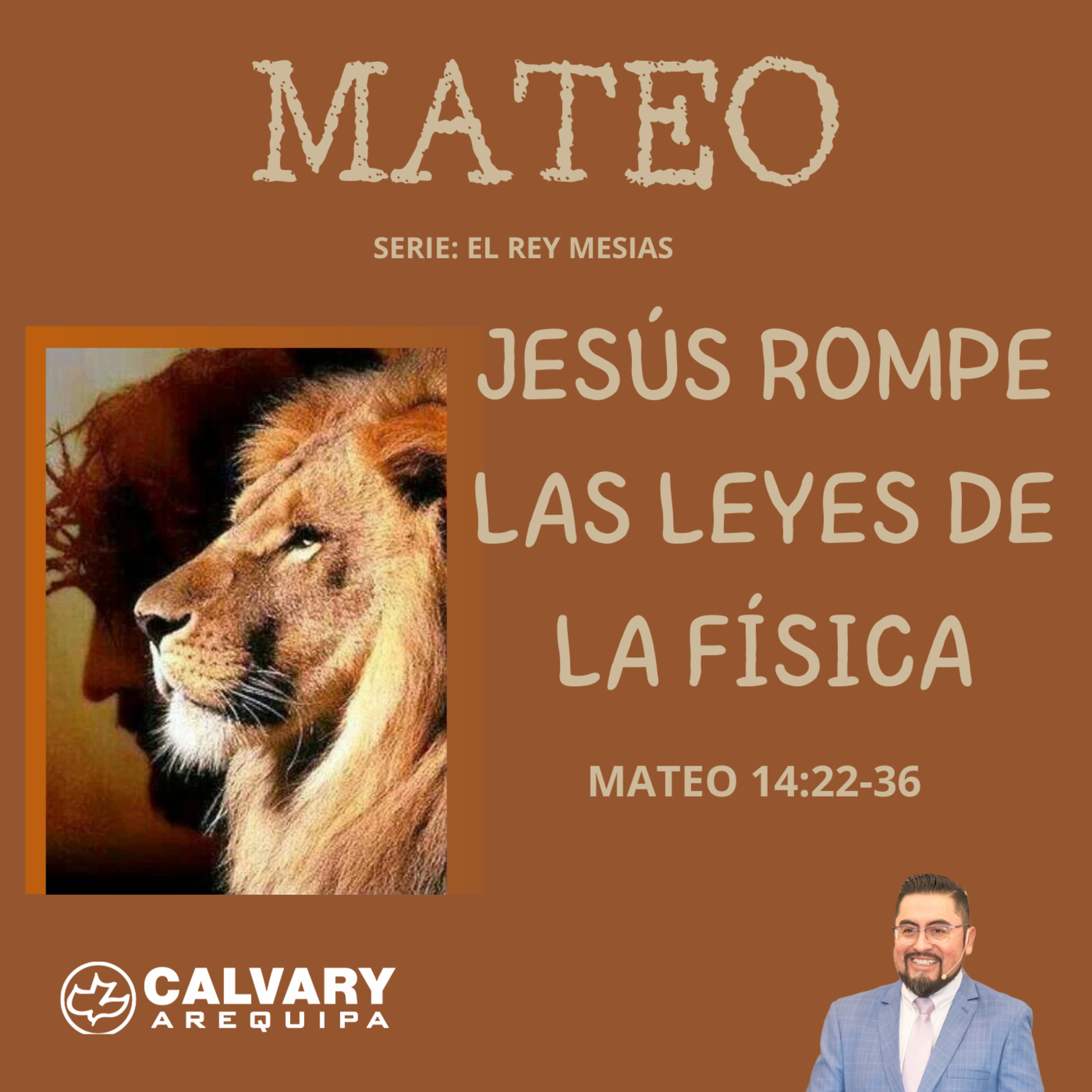 Jesús rompe las leyes de la física