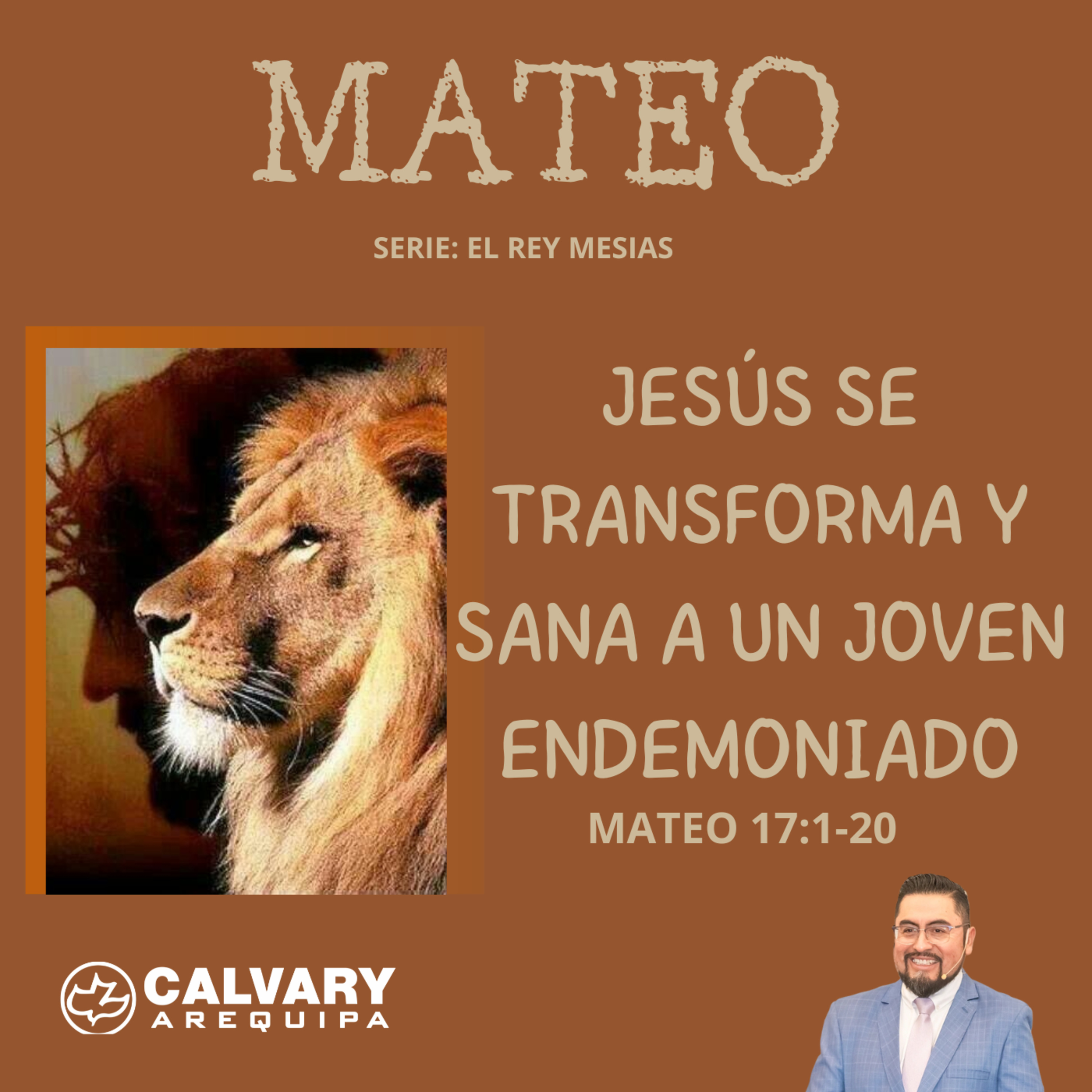 Jesús se transforma y sana a un joven endemoniado
