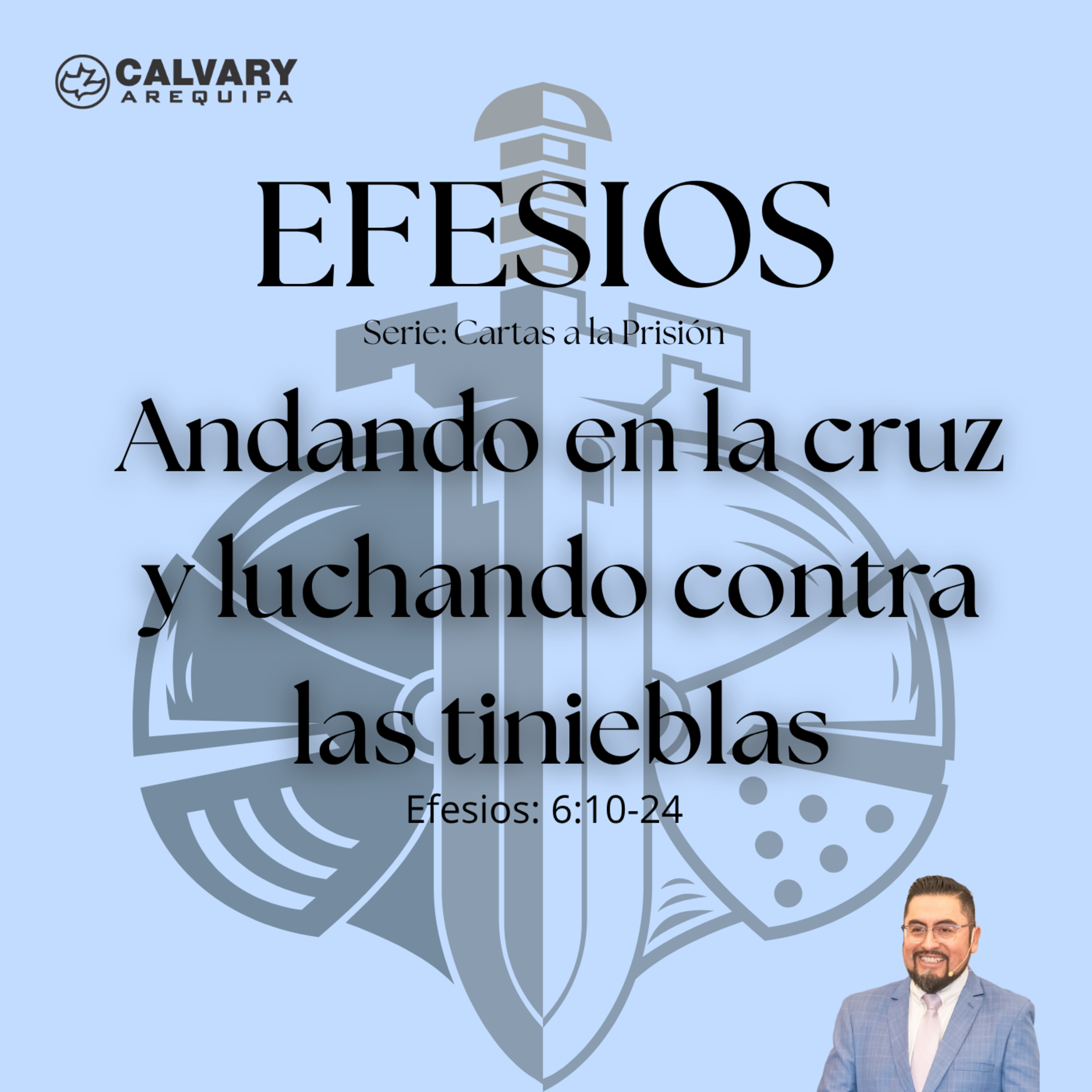 Andando en la cruz y luchando contra las tinieblas