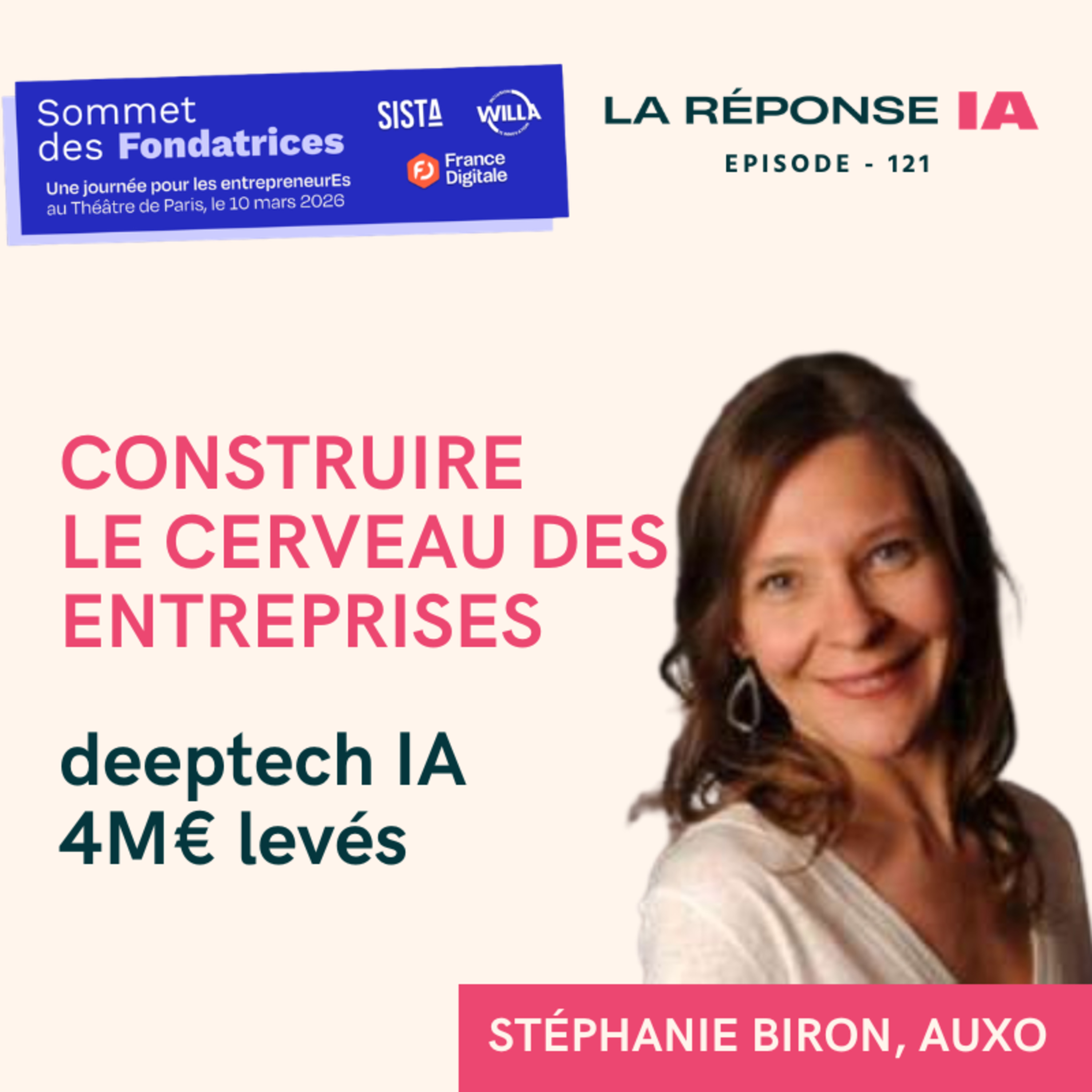 Et si votre entreprise avait un cerveau pour orchestrer ses agents IA ? — Stéphanie Biron, Auxo Dynamics (deeptech France)