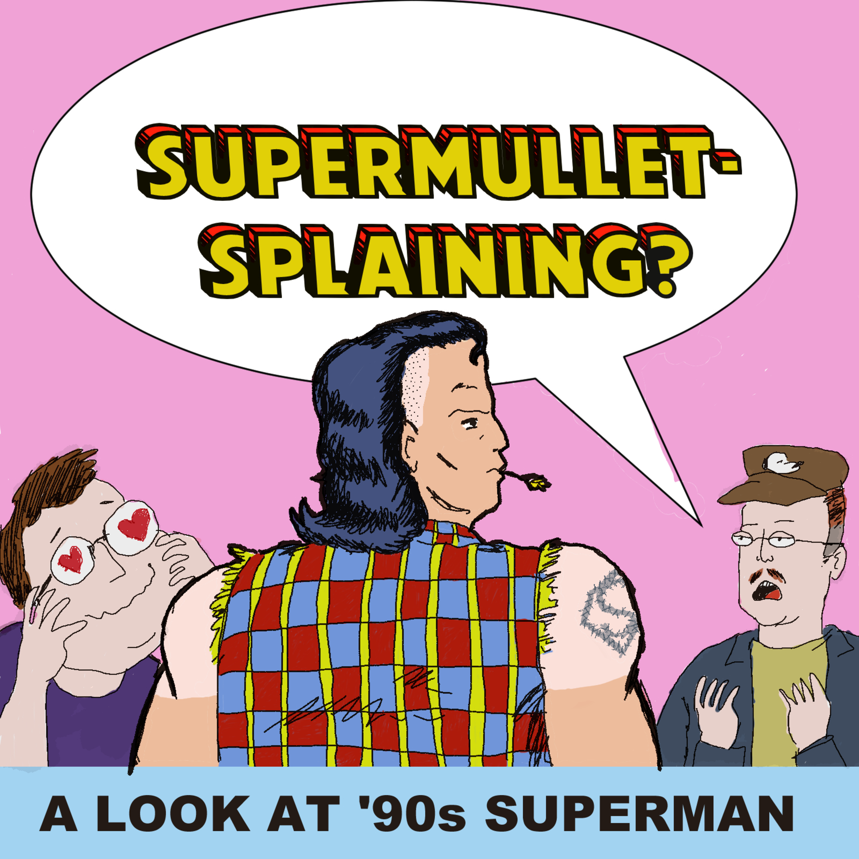 Superman Comics July 1995 episode artwork