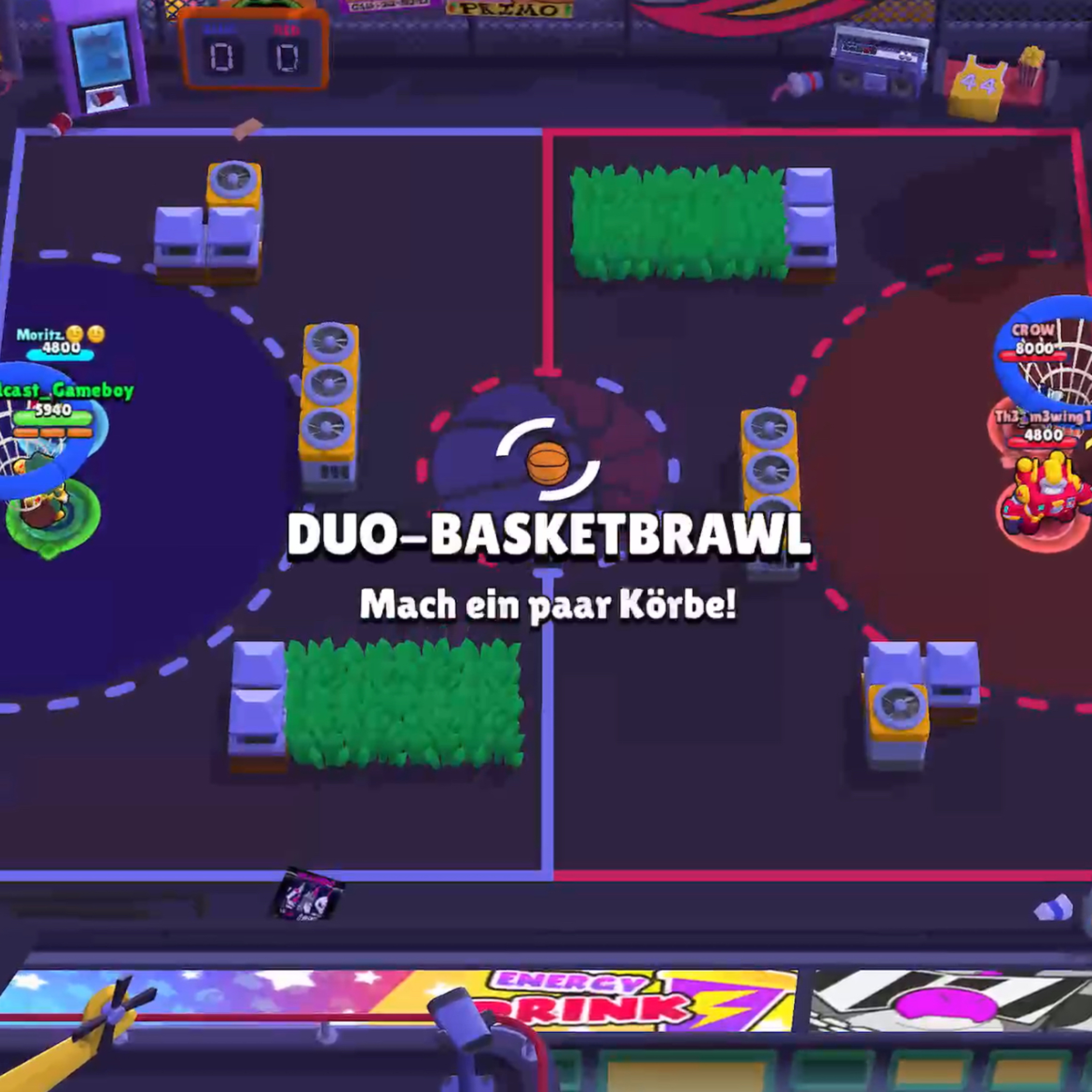 Ich Spiele das erste mal Basket Brawl 2VS2