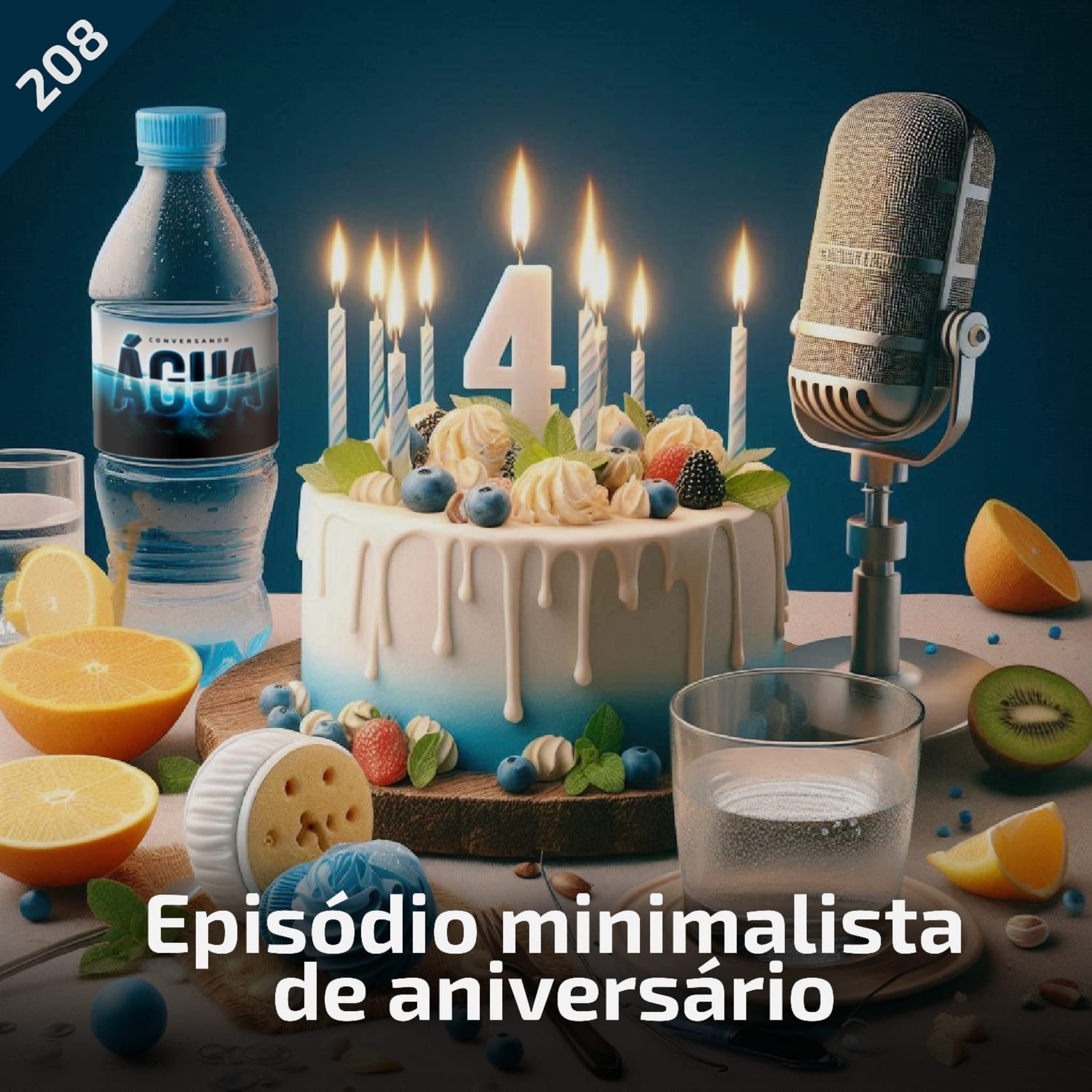 EP 208 - Episódio minimalista de aniversário episode artwork