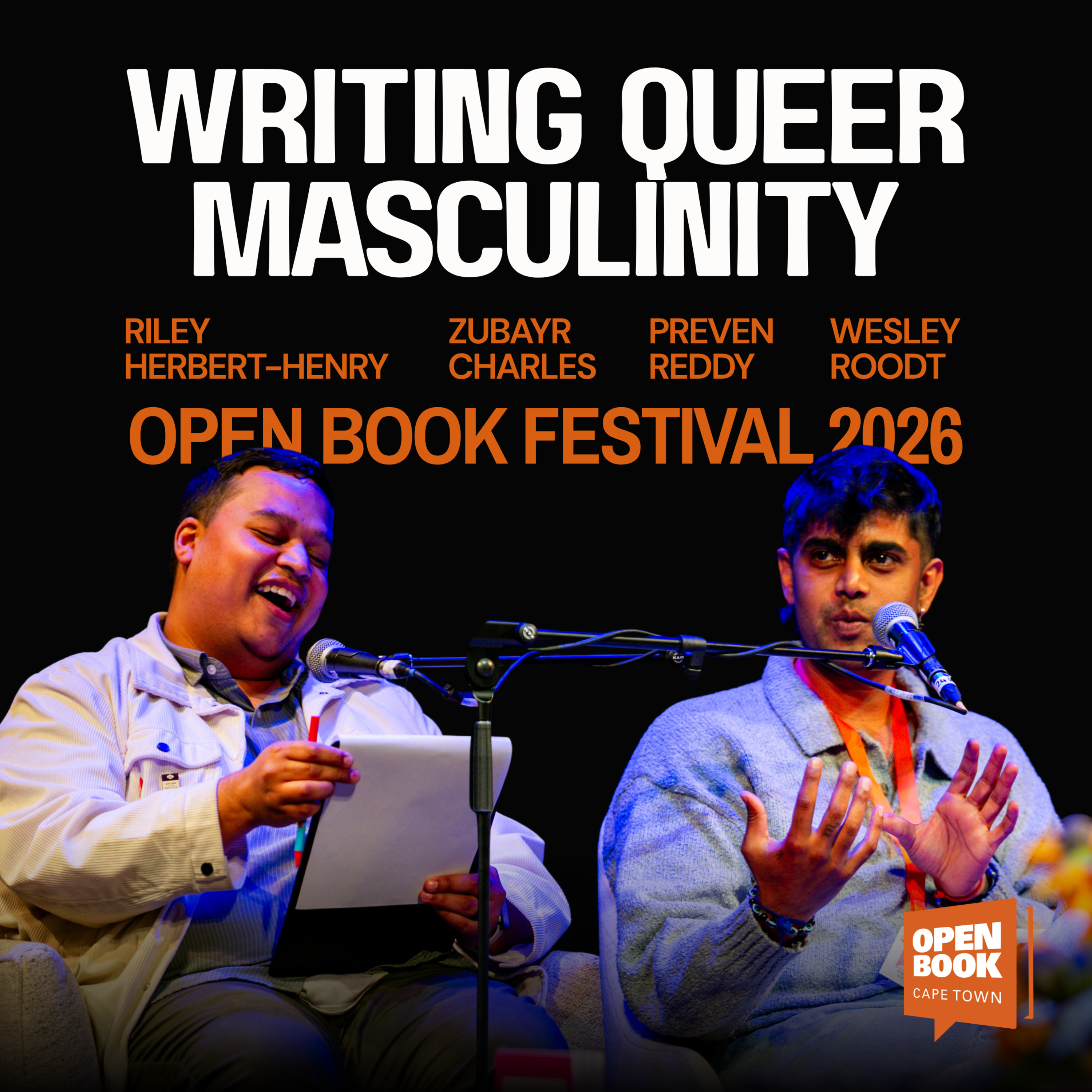 Writing Queer Masculinity | The Lightness & Darkness Of Vulnerability | Open Book Festival 2026