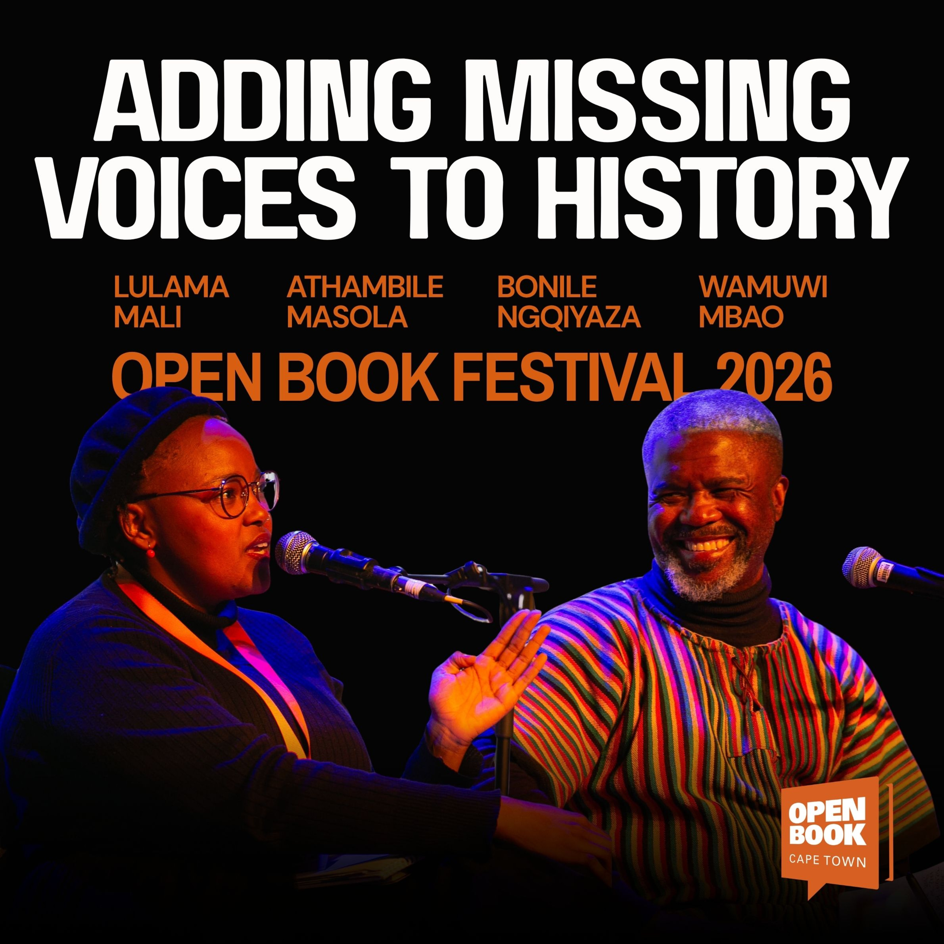 Adding Missing Voices to History | Filling in the Gaps | Open Book Festival 2026