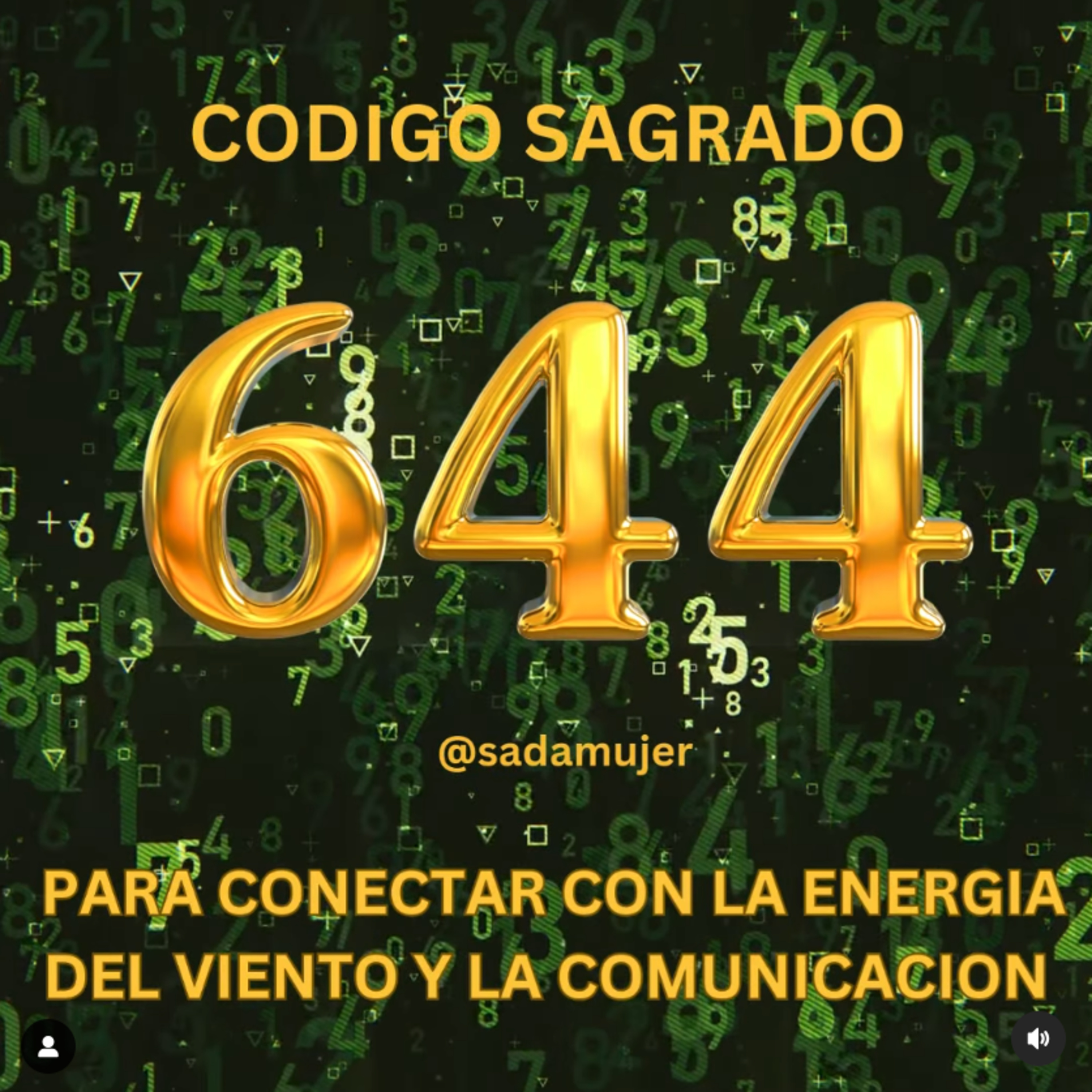 Código Sagrado 644 para CONECTAR CON LA ENERGIA DEL VIENTO Y LA COMUNICACION episode artwork