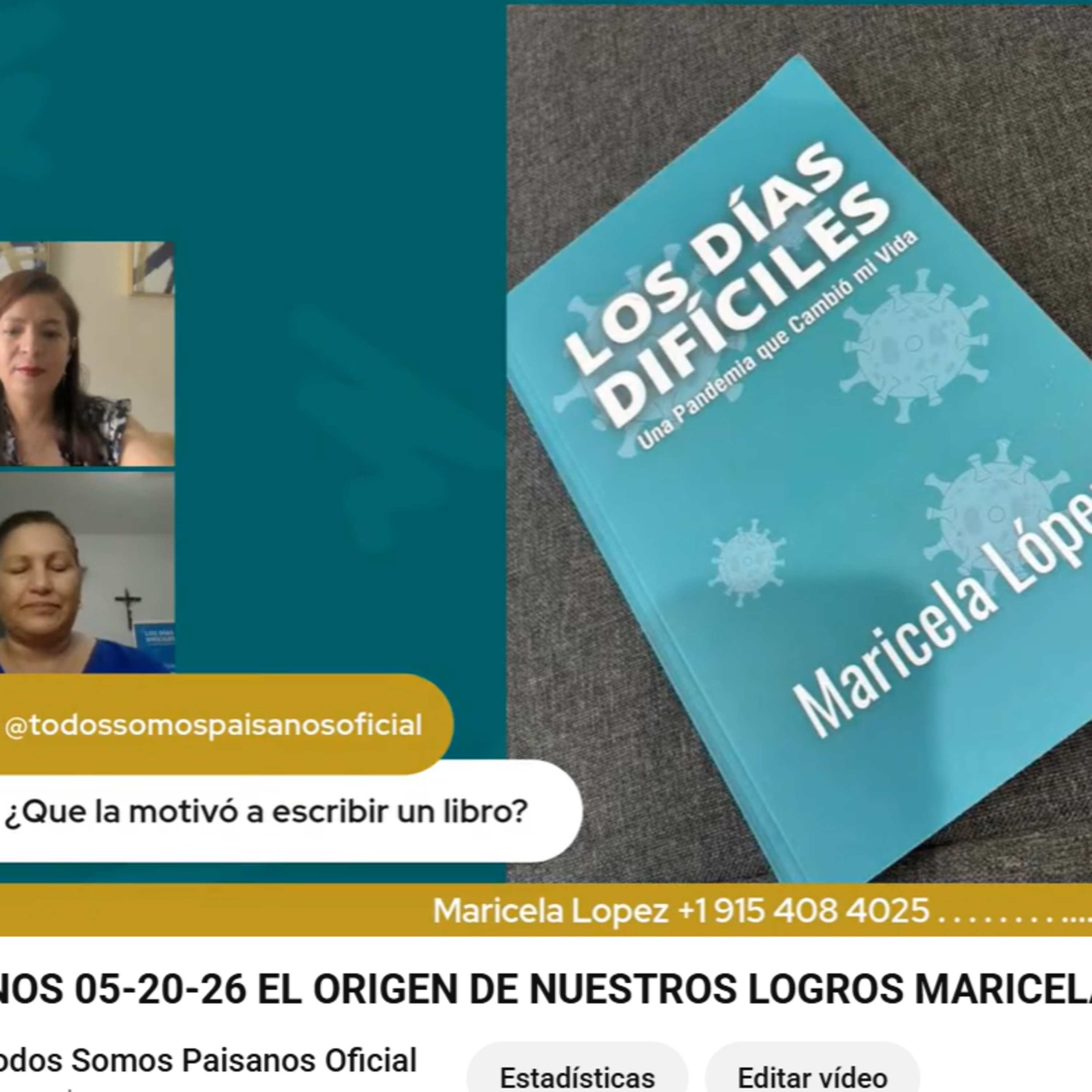 PAISANOS 05-20-26 EL ORIGEN DE NUESTROS LOGROS MARICELA LÓPEZ  episode artwork