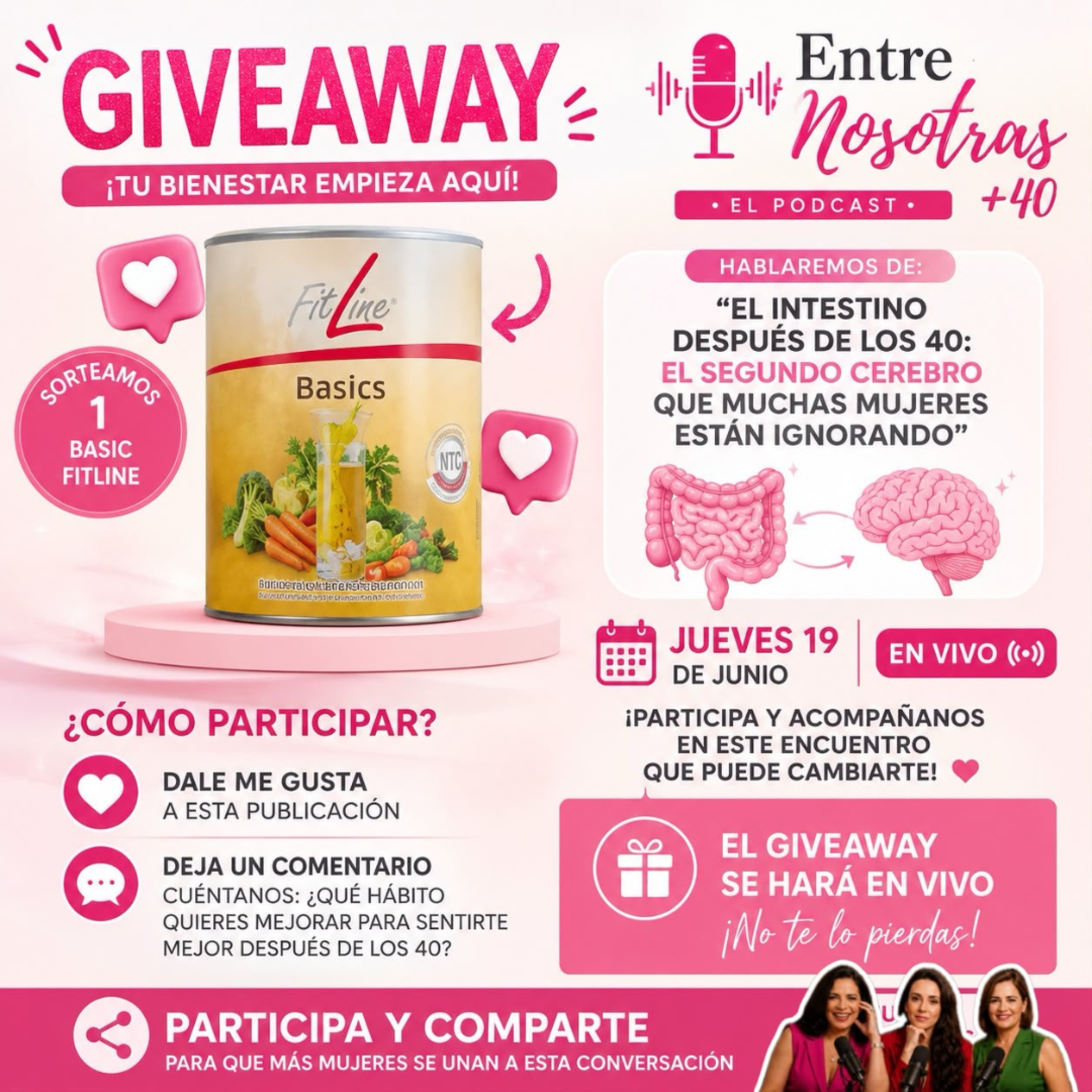 Entre Nosotras +40 Ep.7 El Intestino después de los 40 el segundo cerebro que muchas mujeres están ignorando episode artwork